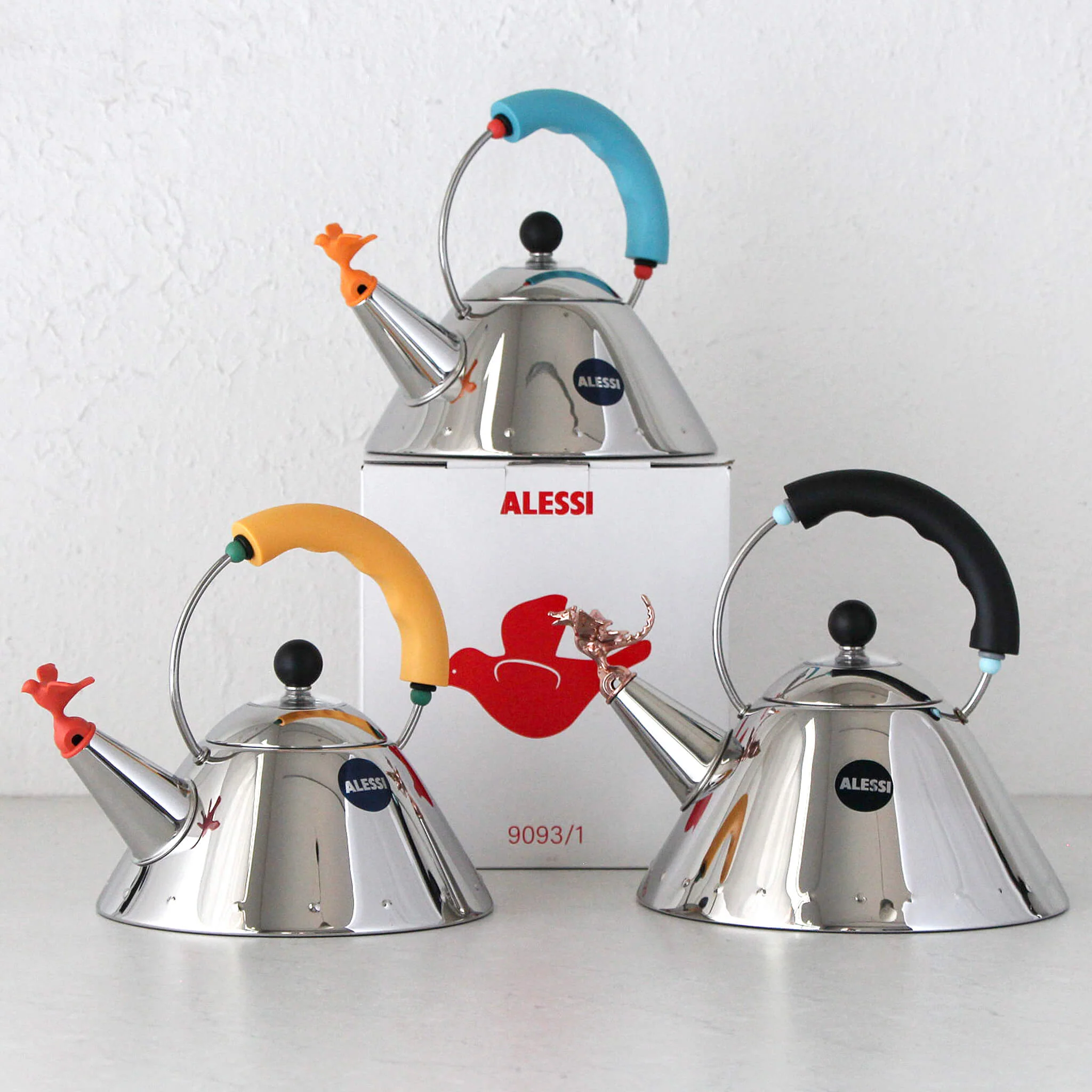 ALESSI | MICHAEL GRAVES BIRD WHISTLE KETTLE 9093 | 1L | YELLOW - Image 2