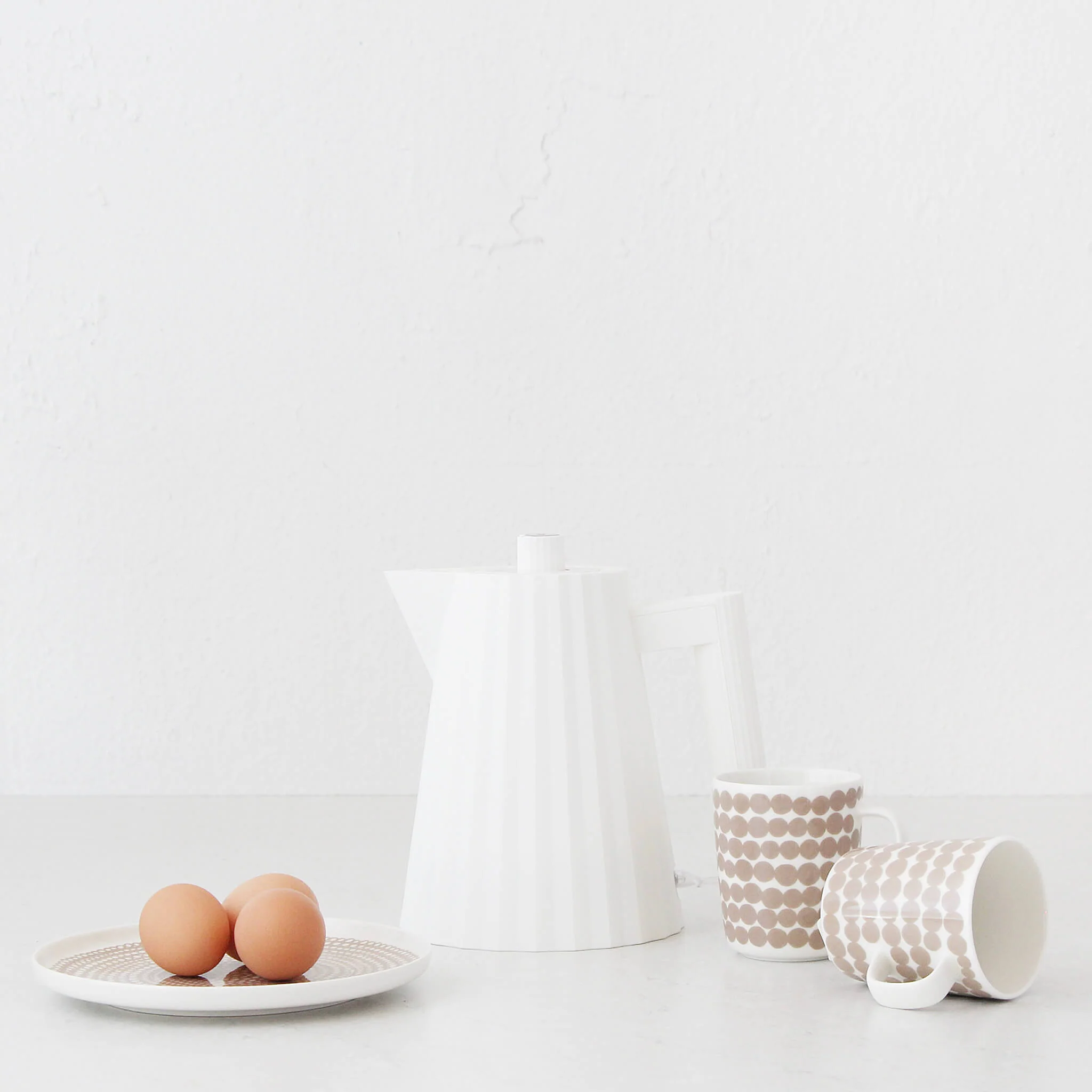 25% LTD SALE | ALESSI | PLISSE KETTLE 1L | MATTE WHITE