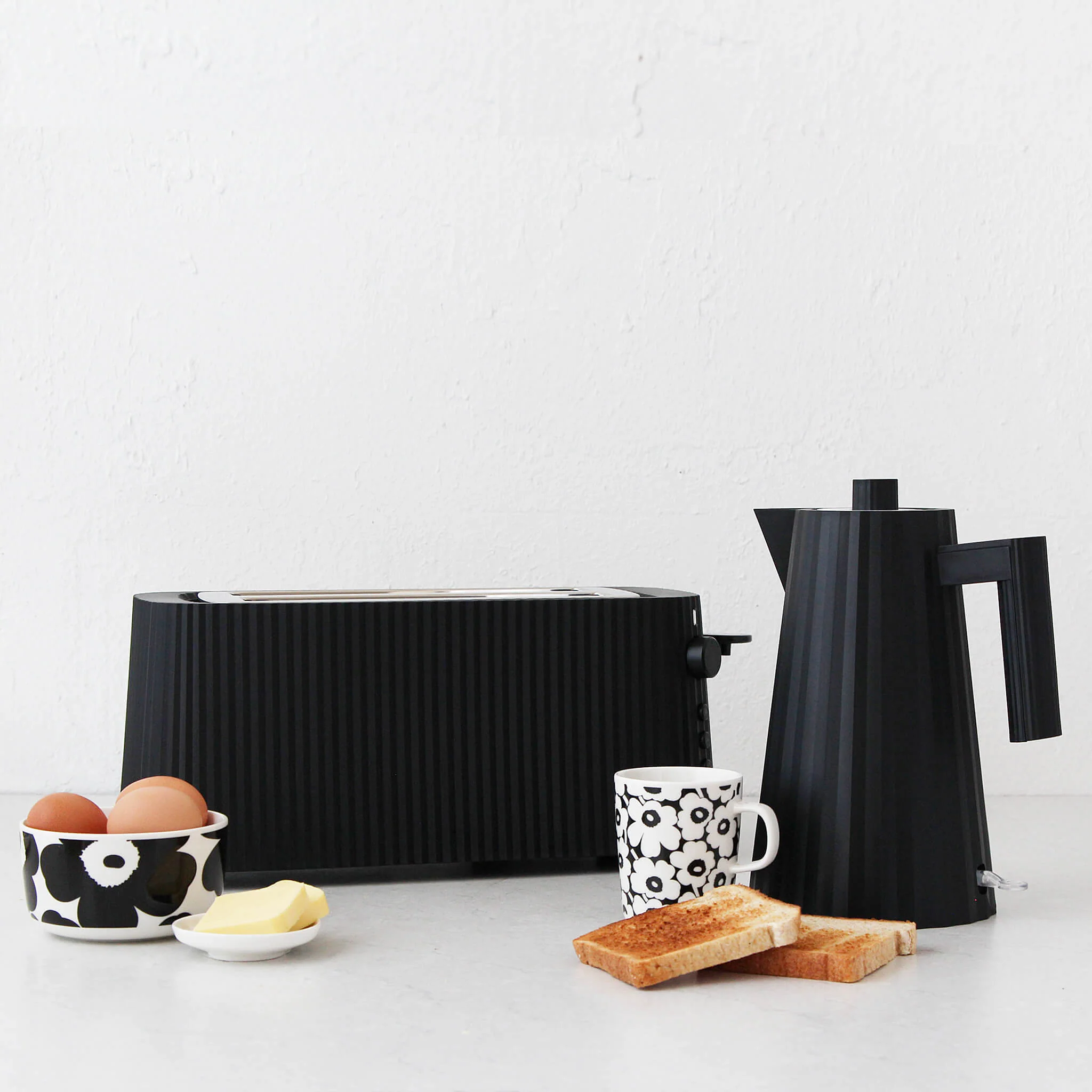 ALESSI | PLISSE TOASTER | 4 SLICE | MATTE BLACK - Image 9