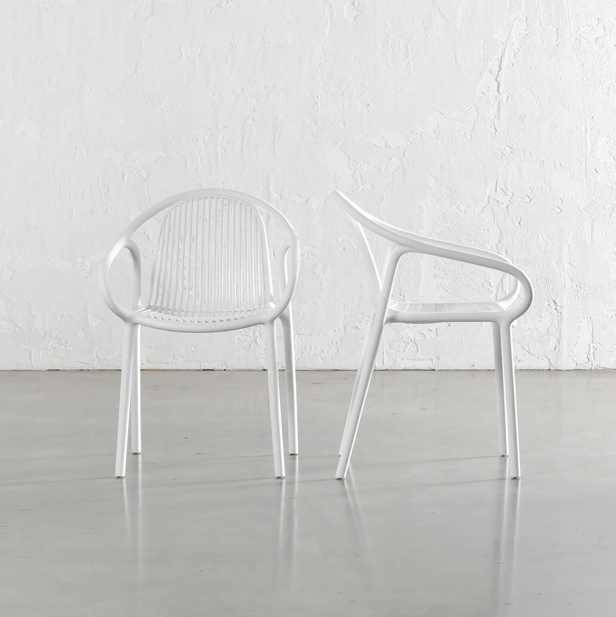 ALETTA INDOOR/OUTDOOR DINING CHAIR | GHOST WHITE | BUNDLE X 4 - Image 4