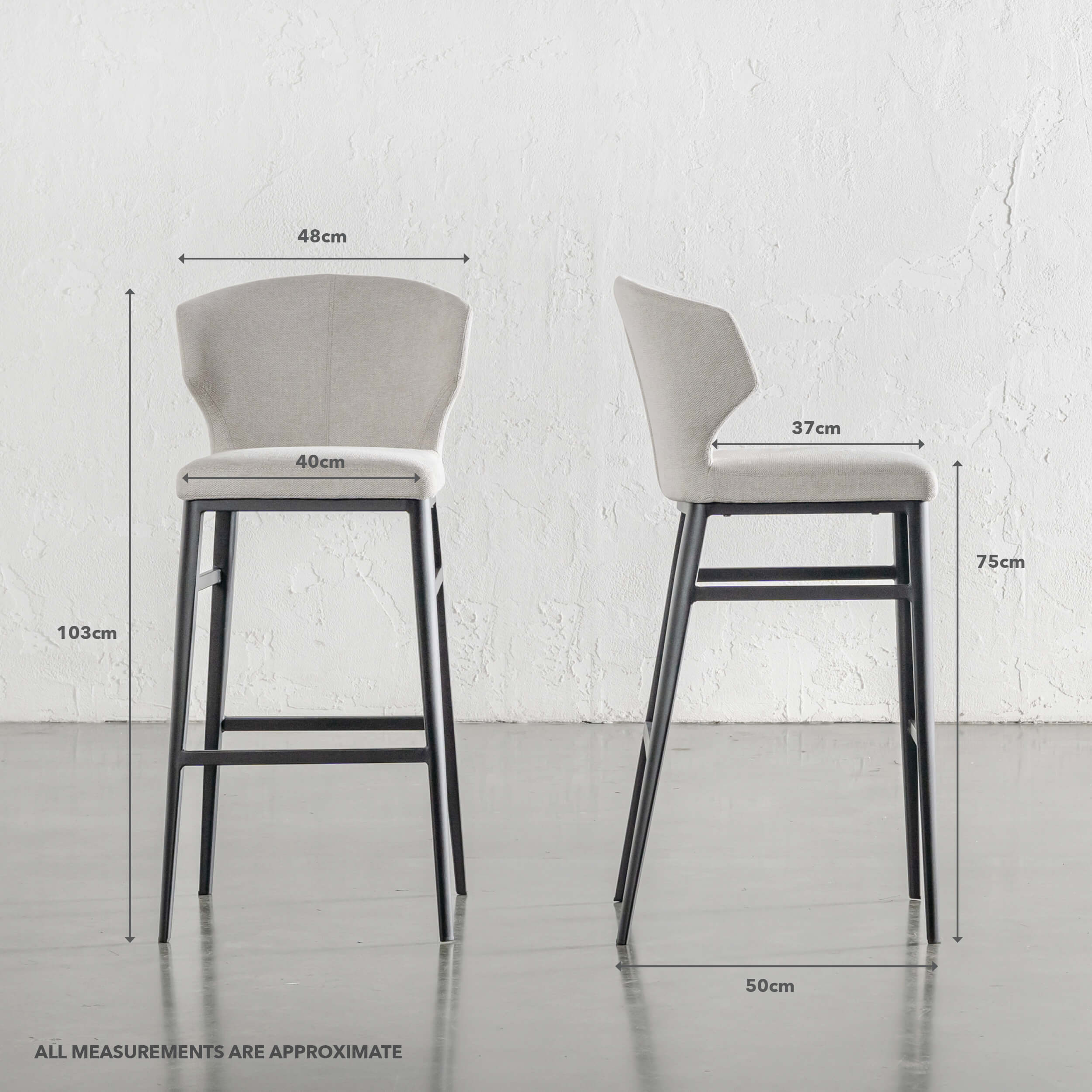 ANDERS BAR CHAIR | BUNDLE + SAVE | SANDY DRIFT WEAVE - Image 4