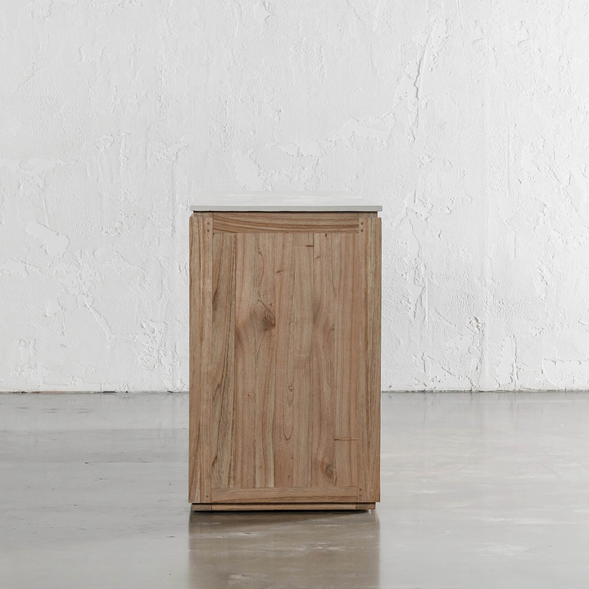 BASILIO BUFFET SIDEBOARD | NATURAL ASH + BIANCO CIMENT - Image 4