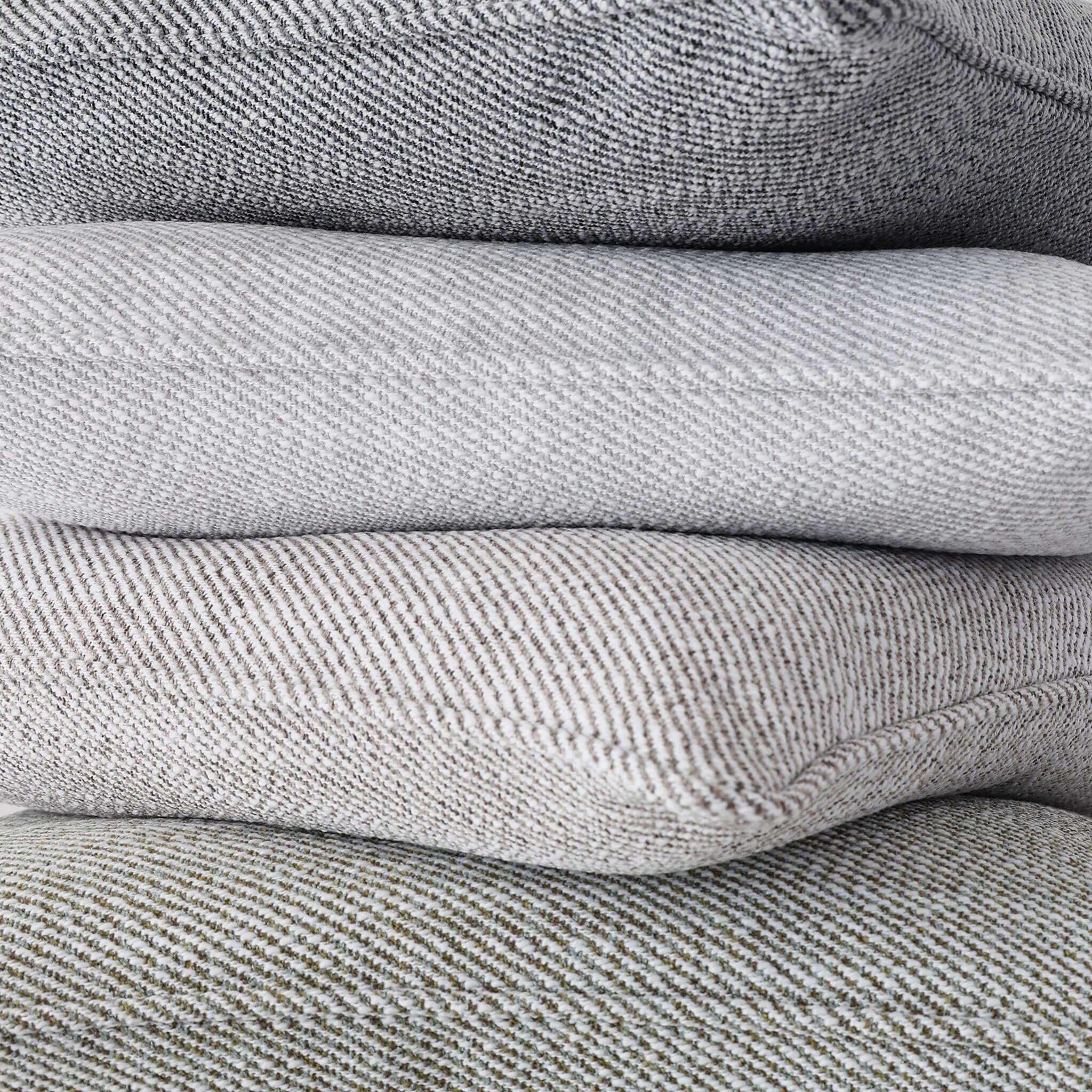 BEZIER HERRINGBONE CUSHION BUNDLE X2  |  40X60  |  HAZELNUT SKIM - Image 5