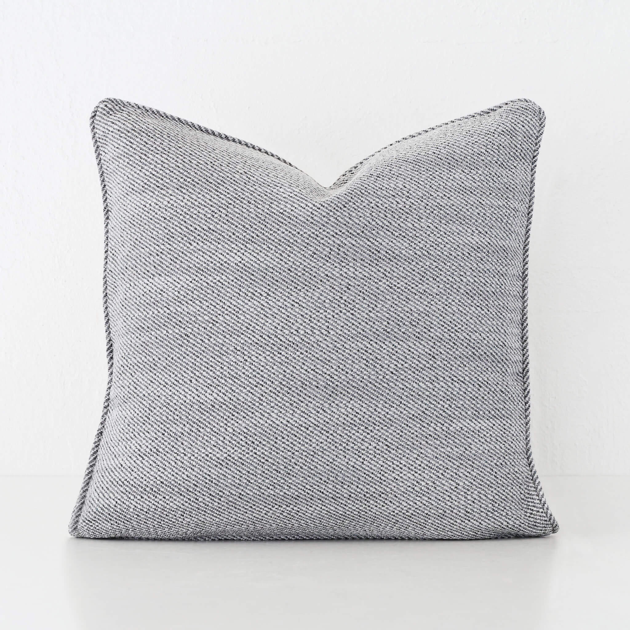 BEZIER HERRINGBONE CUSHION  |  FLOODED GUM GREY  |  40X60 | 50X50 | 60X60 - Image 4