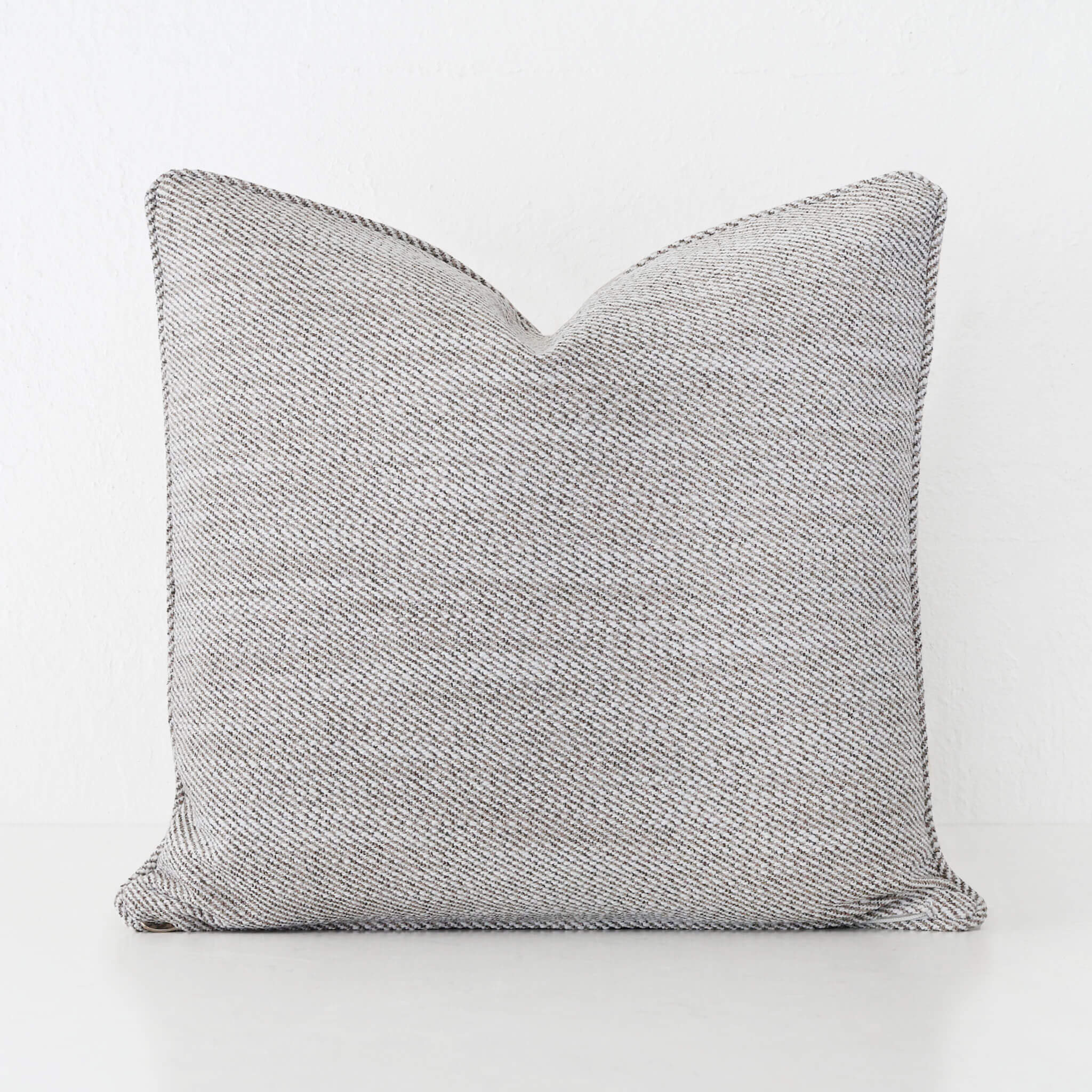 BEZIER HERRINGBONE CUSHION  |  HAZELNUT SKIM  |  40X60 | 50X50 | 60X60 - Image 4