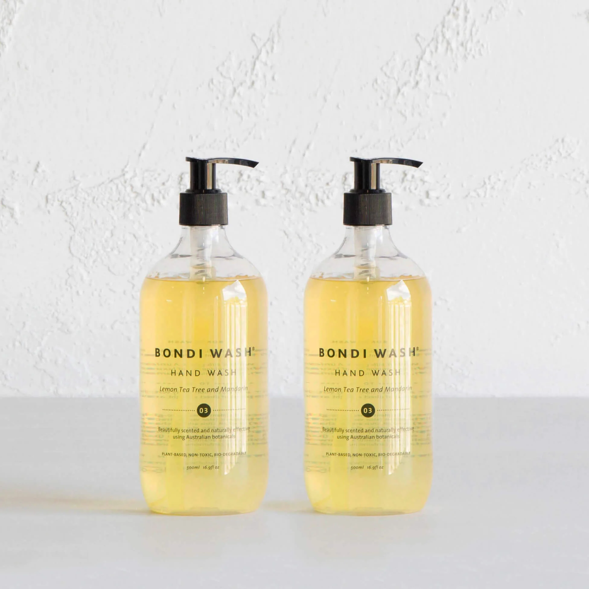 BONDI WASH HAND WASH BUNDLE | SET OF 2 | LEMON TEA TREE & MANDARIN