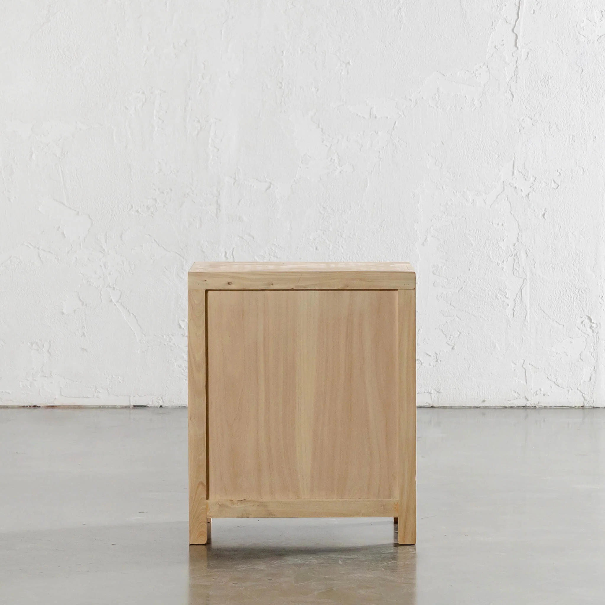 CAPRETTA BEDSIDE | SINGLE DRAWER | BLEACHED BRISTLE - Image 5