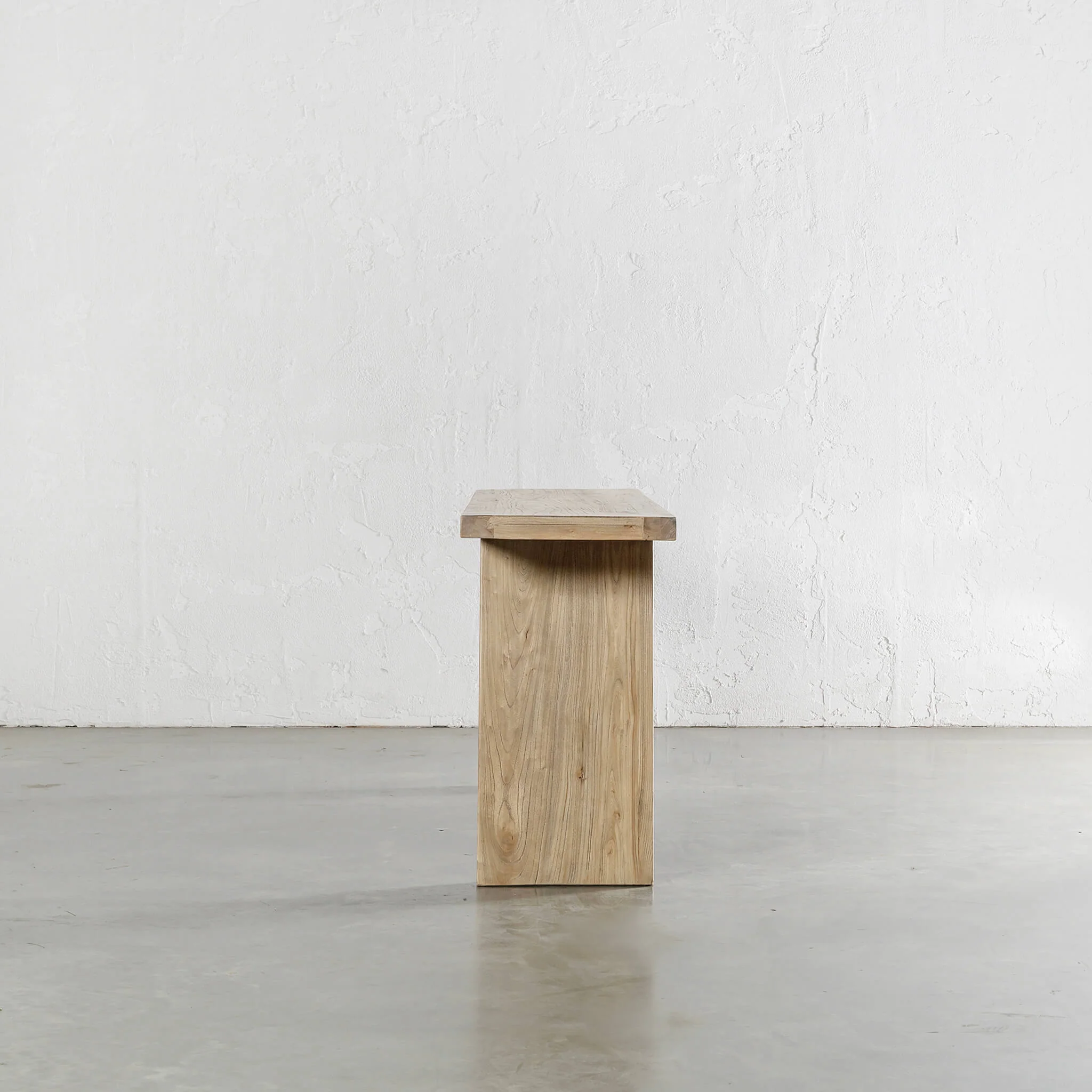 CAPRETTA ELM CONSOLE TABLE | 160CM | BLEACHED BRISTLE - Image 4