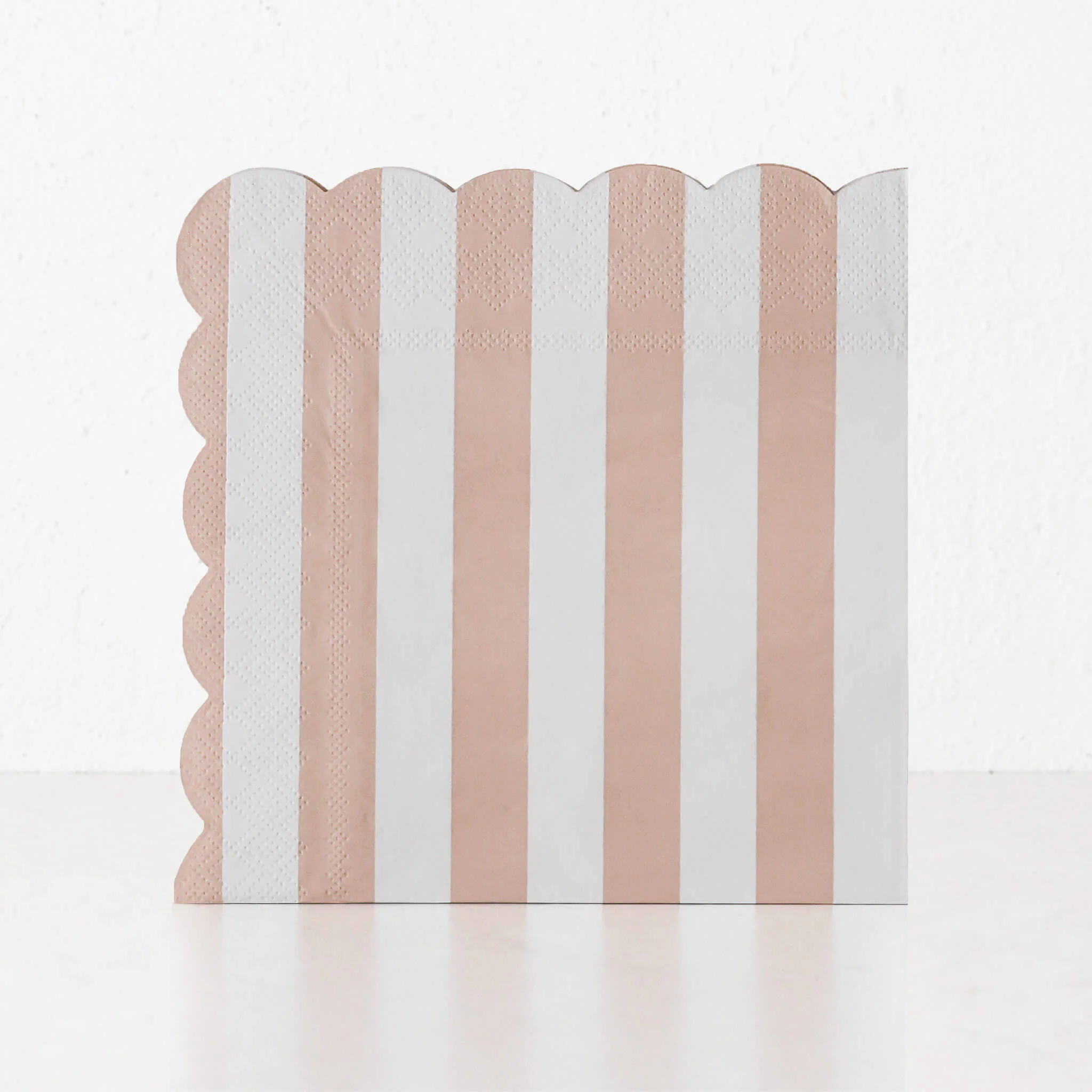 CARNIVAL PAPER NAPKIN BUNDLE X3 | STRIPED PINK + WHITE - Image 3