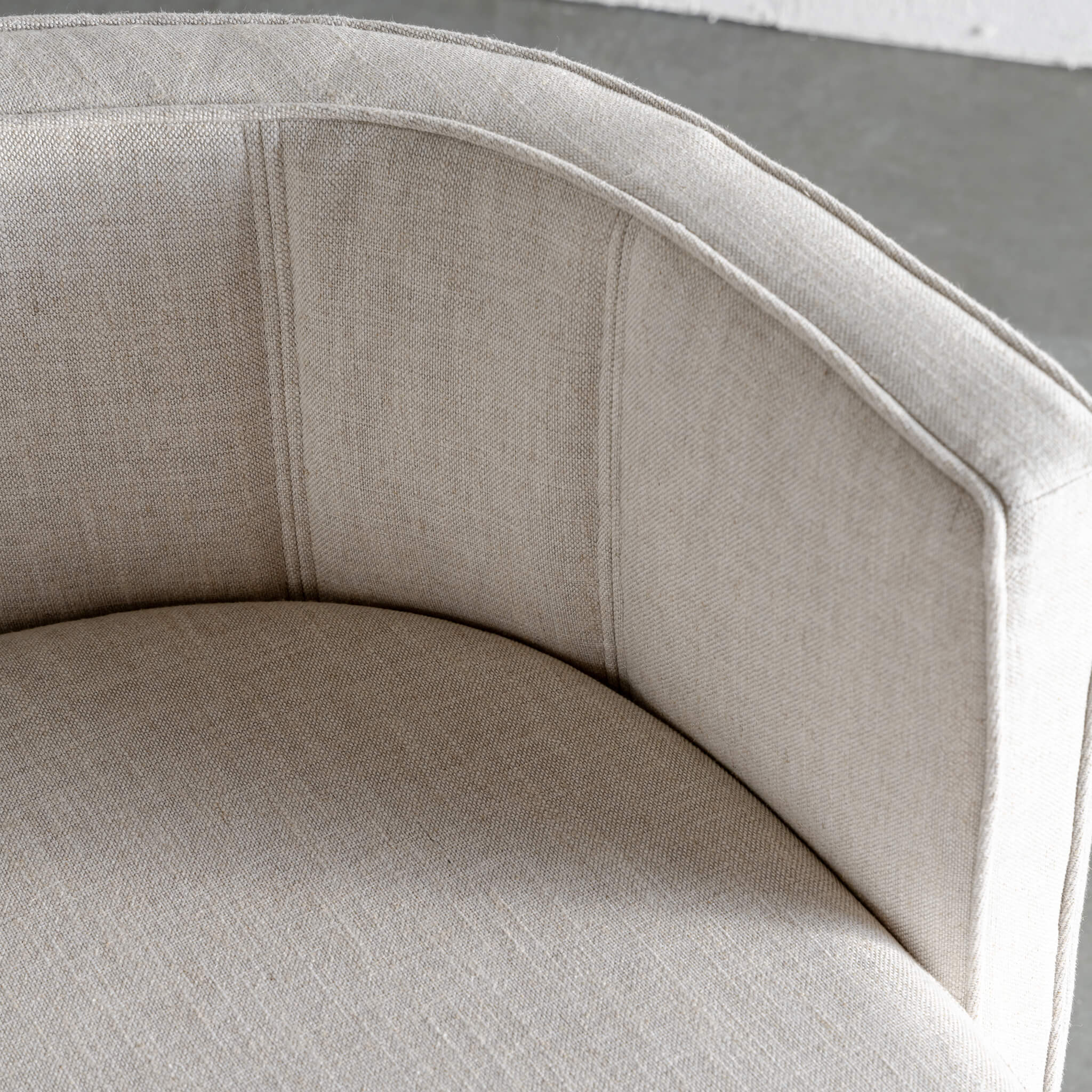 CARSON MODERNA CURVED RIBBED CHAIR | JOVAN DOVE NATURAL - Image 8