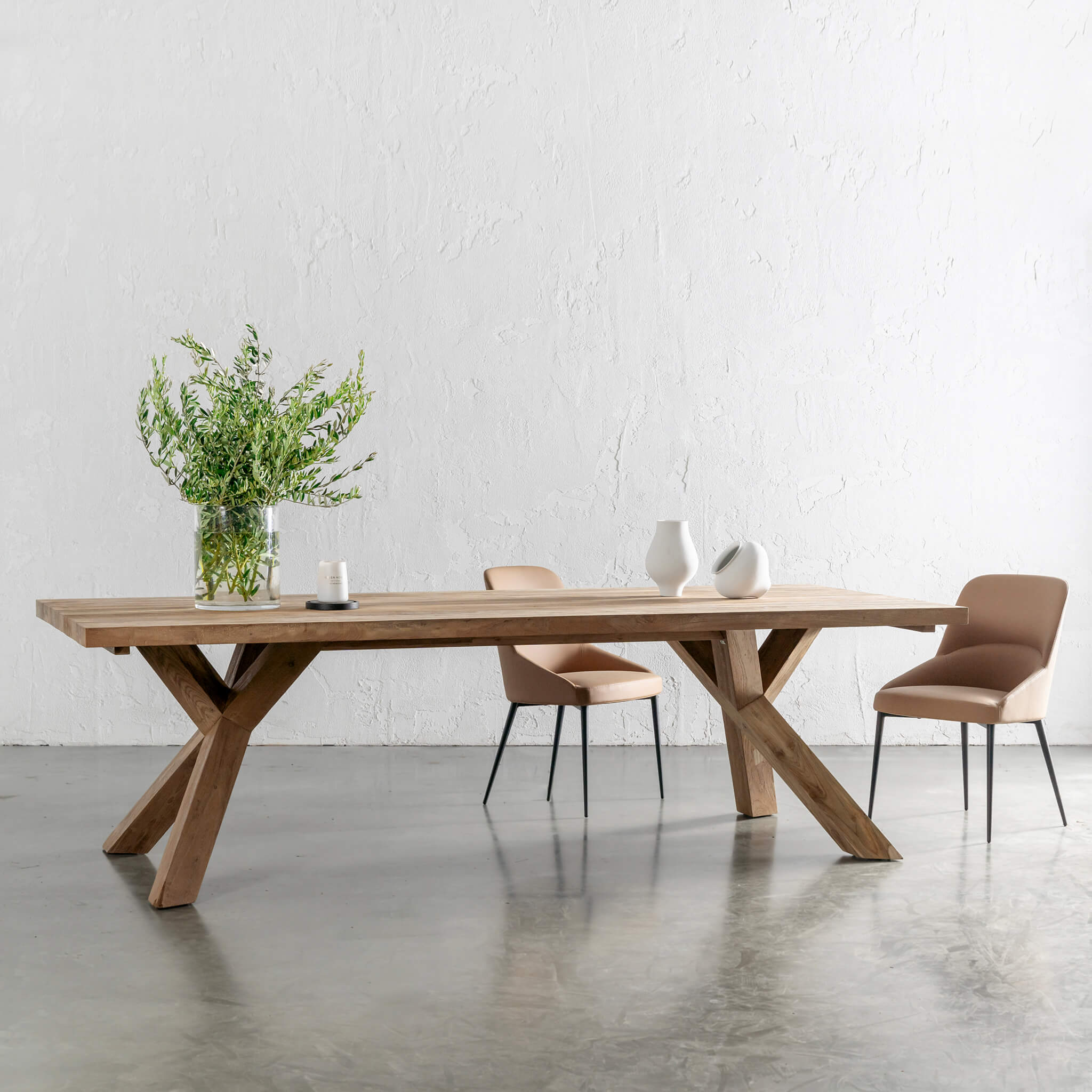 CARTER VEGAN LEATHER DINING CHAIR  |  BUNDLE + SAVE  |  CANYON TAN VEGAN LEATHER - Image 5