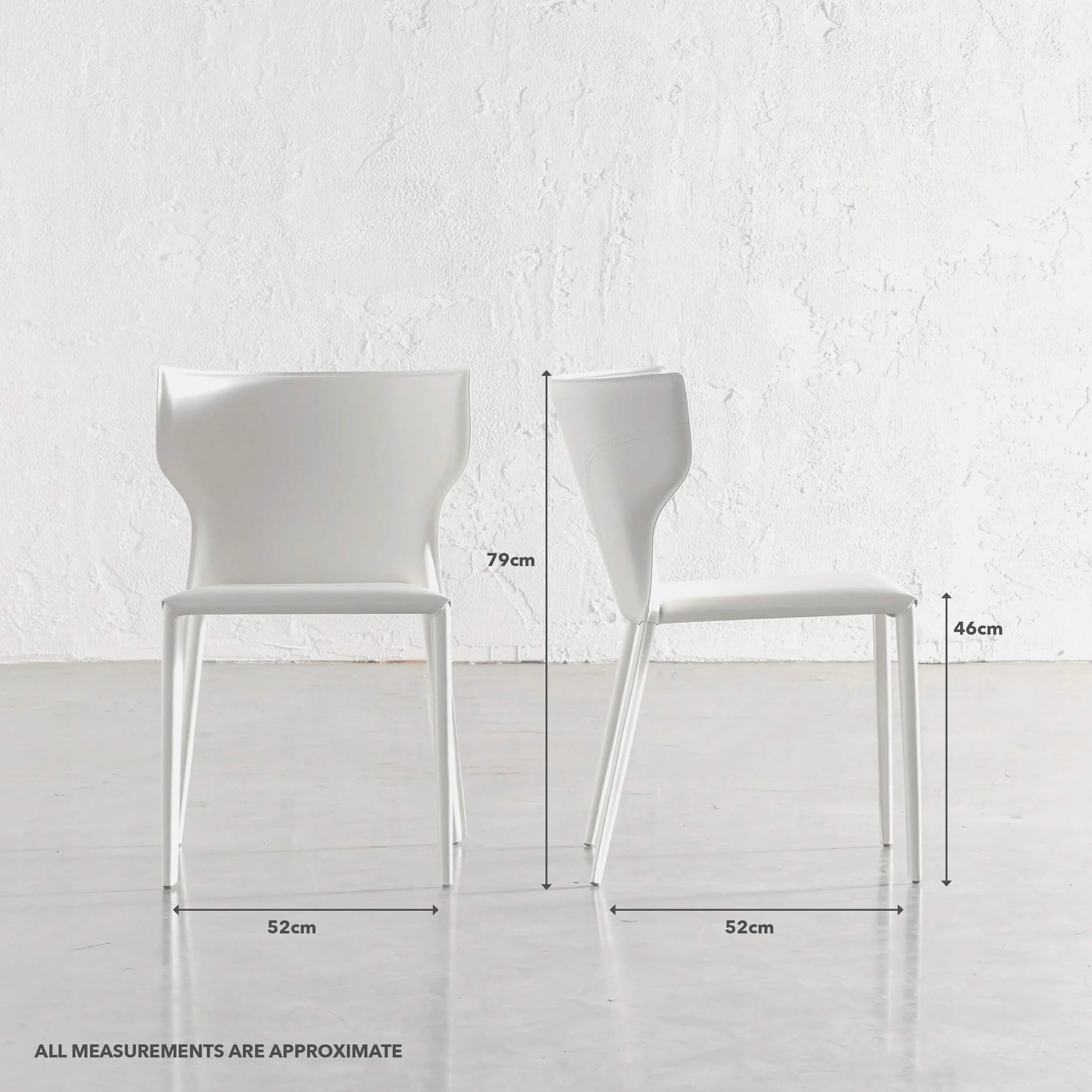 CAYDEN MID CENTURY VEGAN LEATHER DINING CHAIR  |  BUNDLE + SAVE  |  LIMED WHITE - Image 5