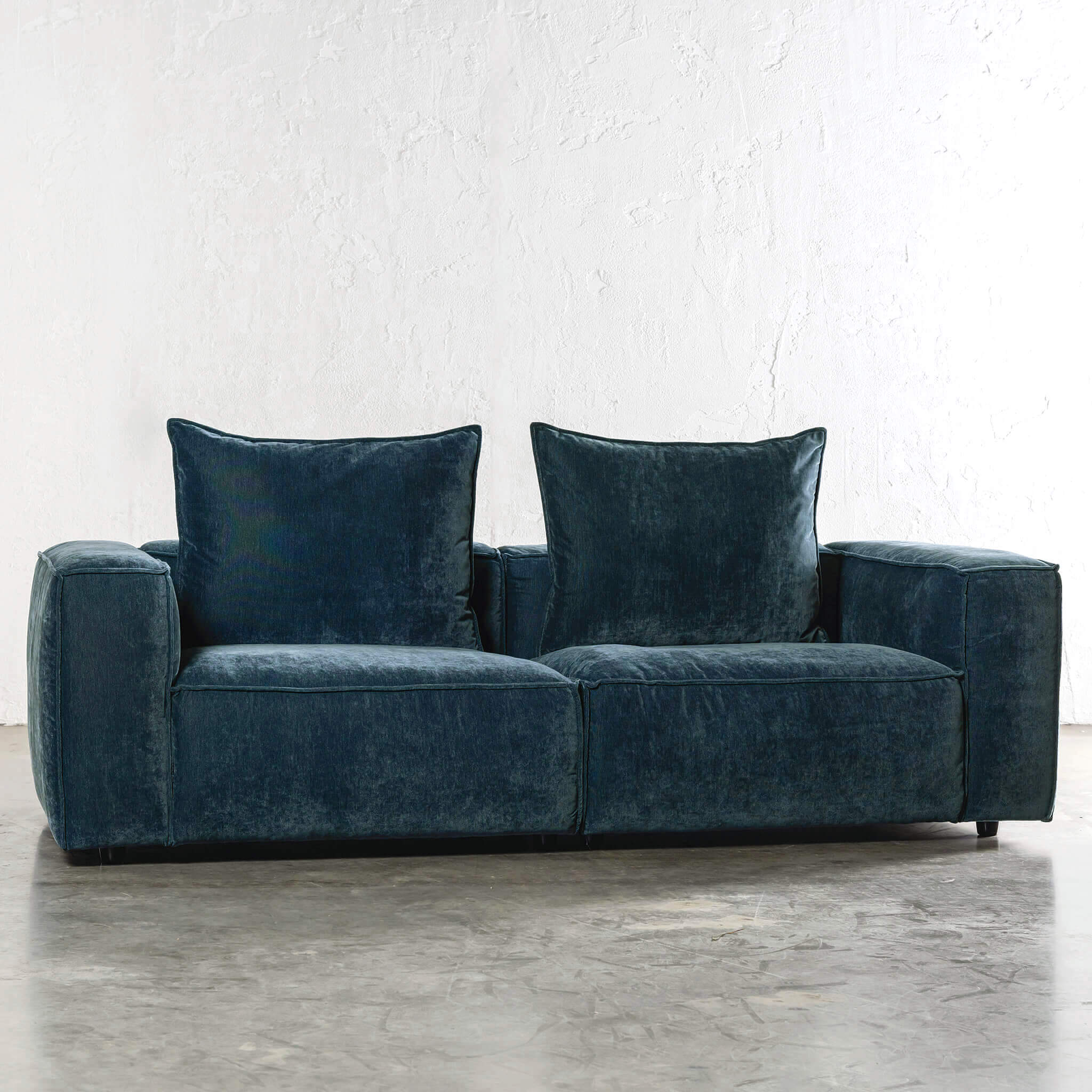 COBURG 3 SEATER + 4 SEATER SOFA | CHICORY BLUE - Image 3
