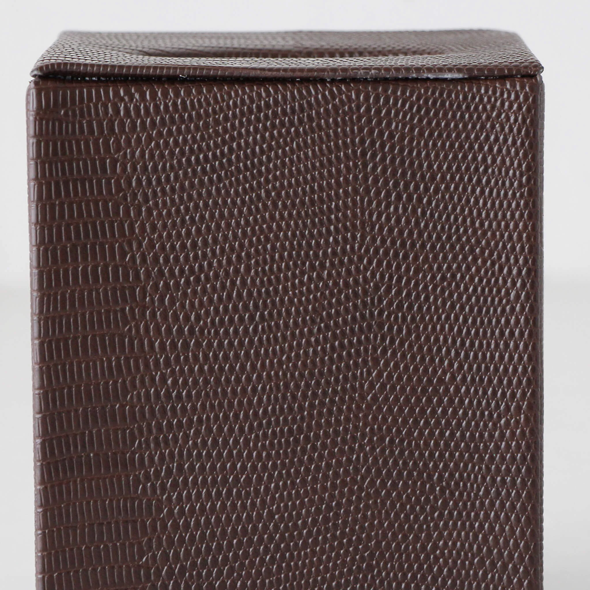 CONRAD SNAKE RECTANGLE TISSUE BOX | COGNAC BROWN - Image 2