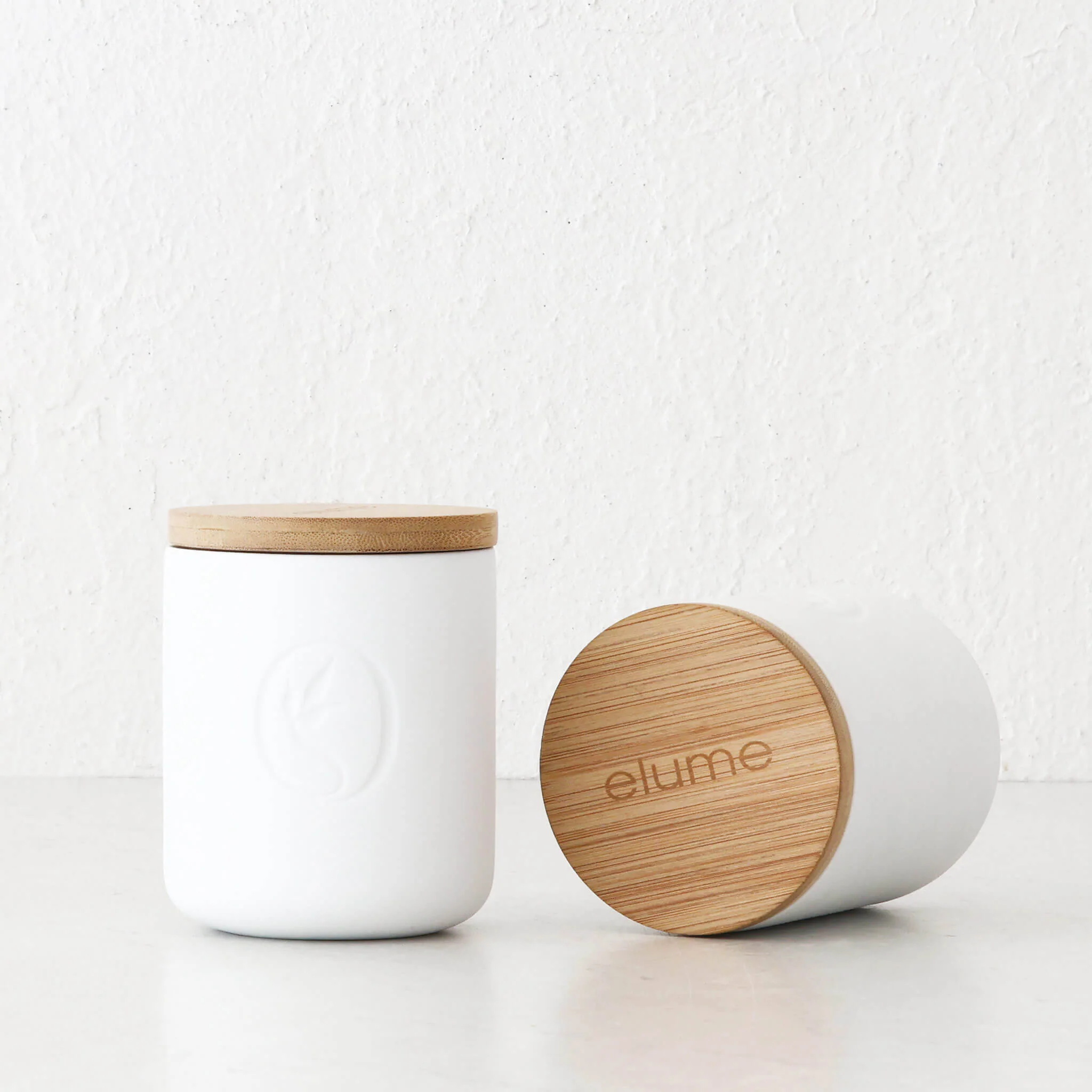 ELUME | CITRONELLA SOY JAR CANDLE + LID 300G | CITRONELLA + TEA TREE + LAVENDER - Image 3