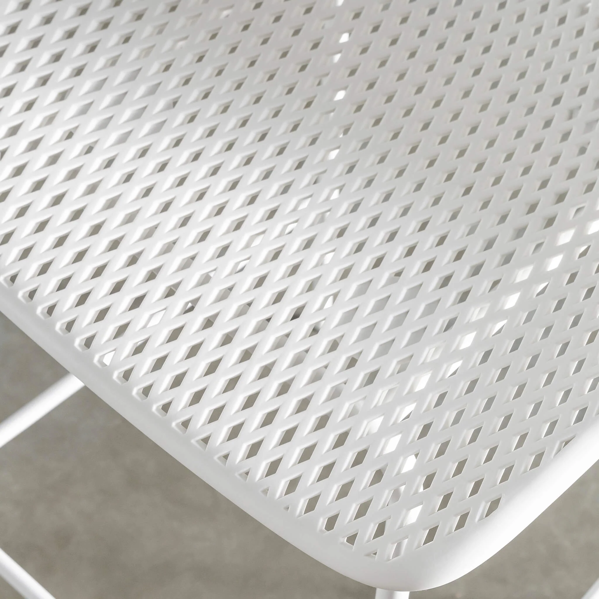 ETTA MESH INDOOR/OUTDOOR DINING CHAIR | GHOST WHITE | BUNDLE x 4 - Image 3