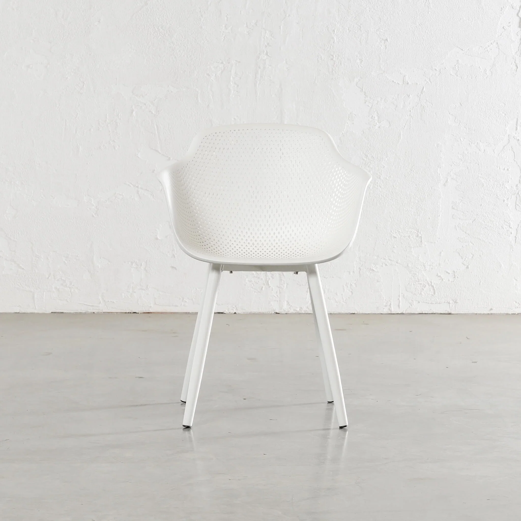 ETTA MESH WRAP INDOOR/OUTDOOR DINING CHAIR | GHOST WHITE | BUNDLE x 4 - Image 7