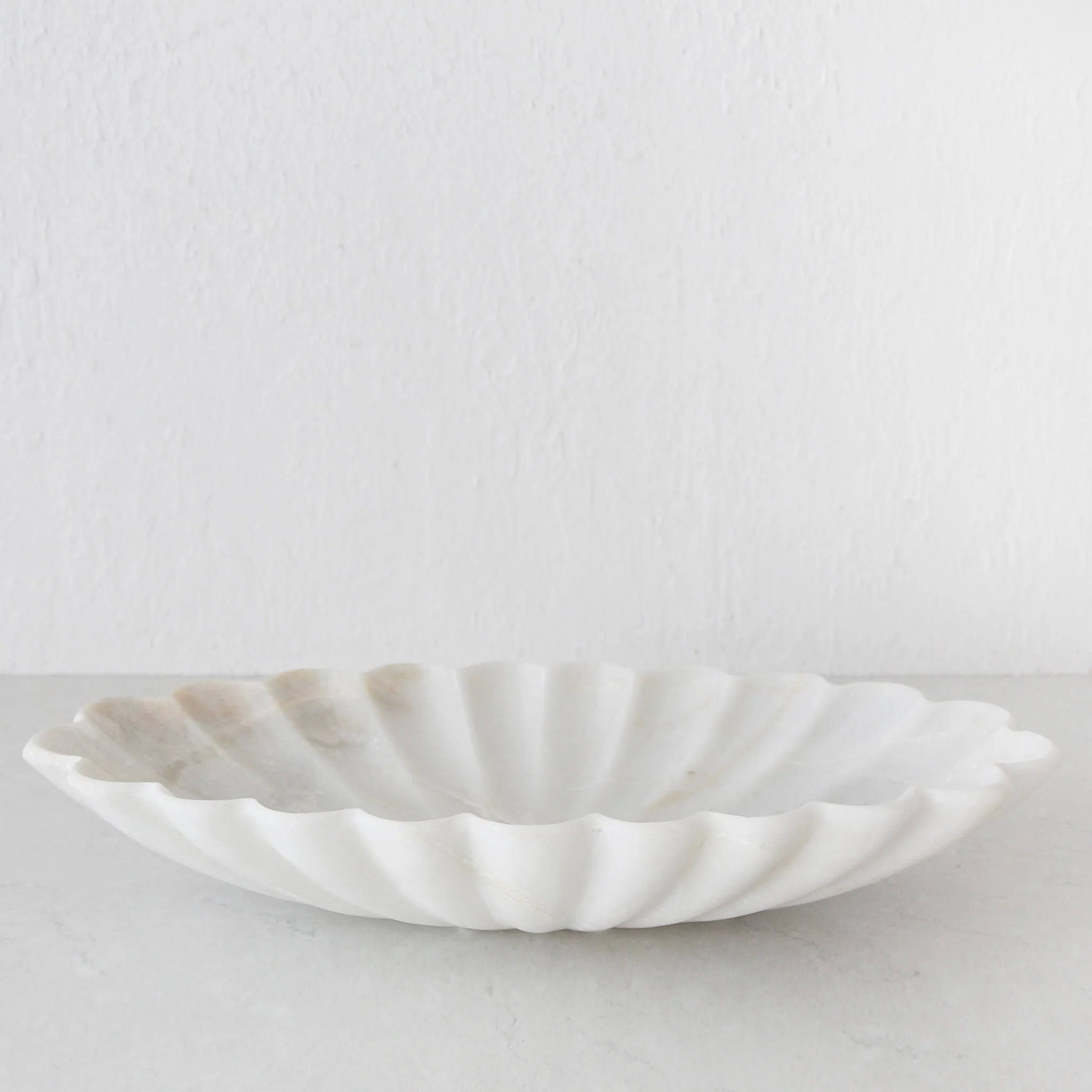 FLOR MARBLE OVAL BOWL | 25CM X 50CM | IVORY MARBLE - Image 3