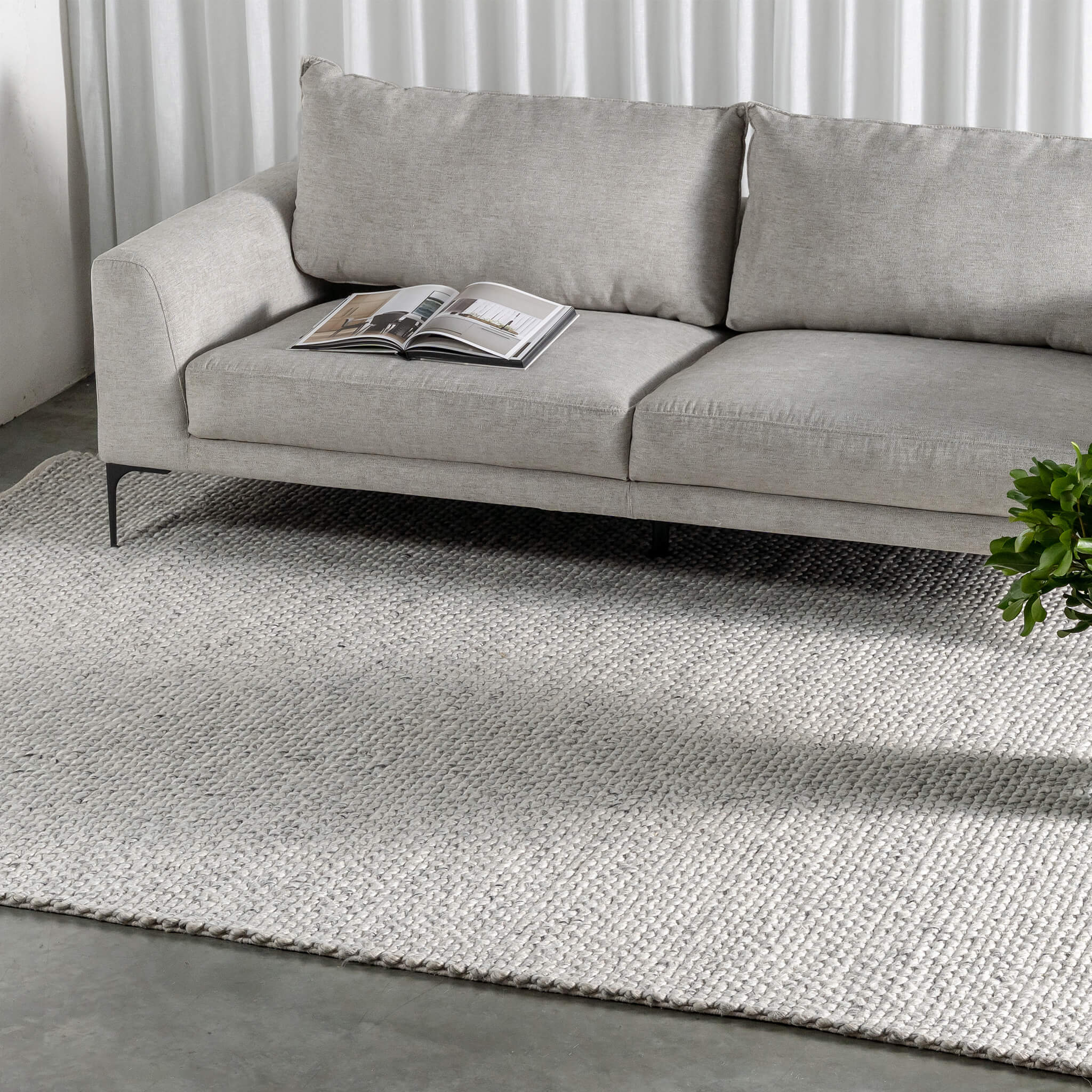 HAND TUFTED RUGS | HAMPTONS SILVER
