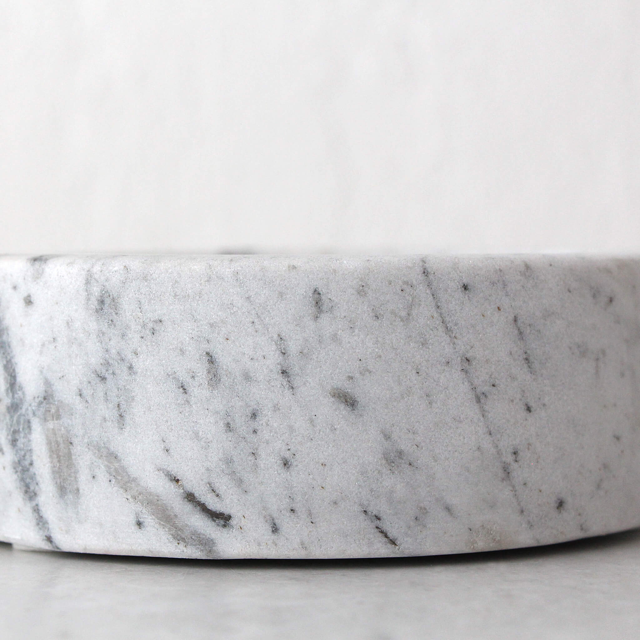 IVY MARBLE BOWL BUNDLE X2  |  15CM + 20CM  |  ASH GREY MARBLE - Image 5