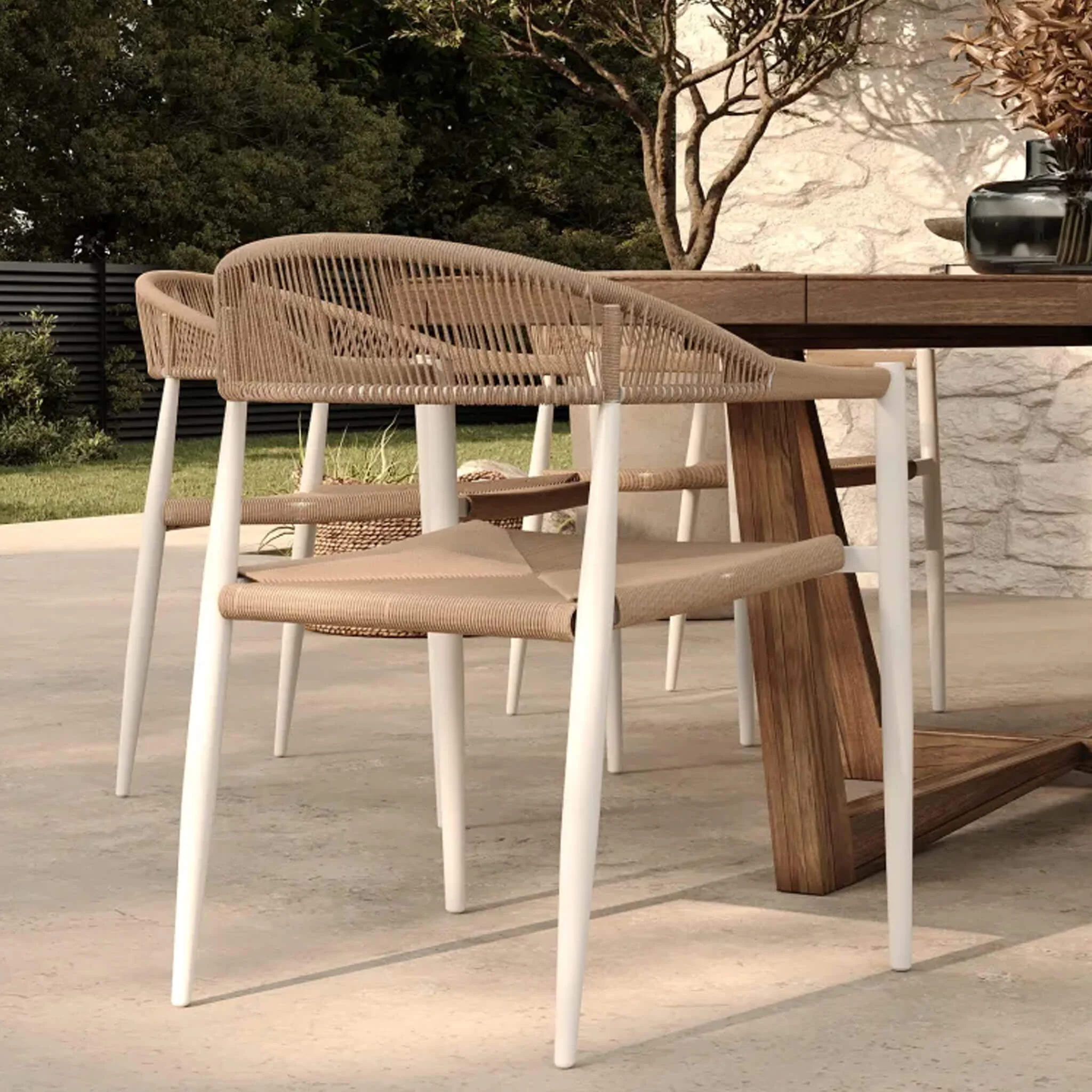 JOAQUIN INDOOR/OUTDOOR DINING CHAIR | DEEP ANTHRACITE | BUNDLE X4 - Image 9