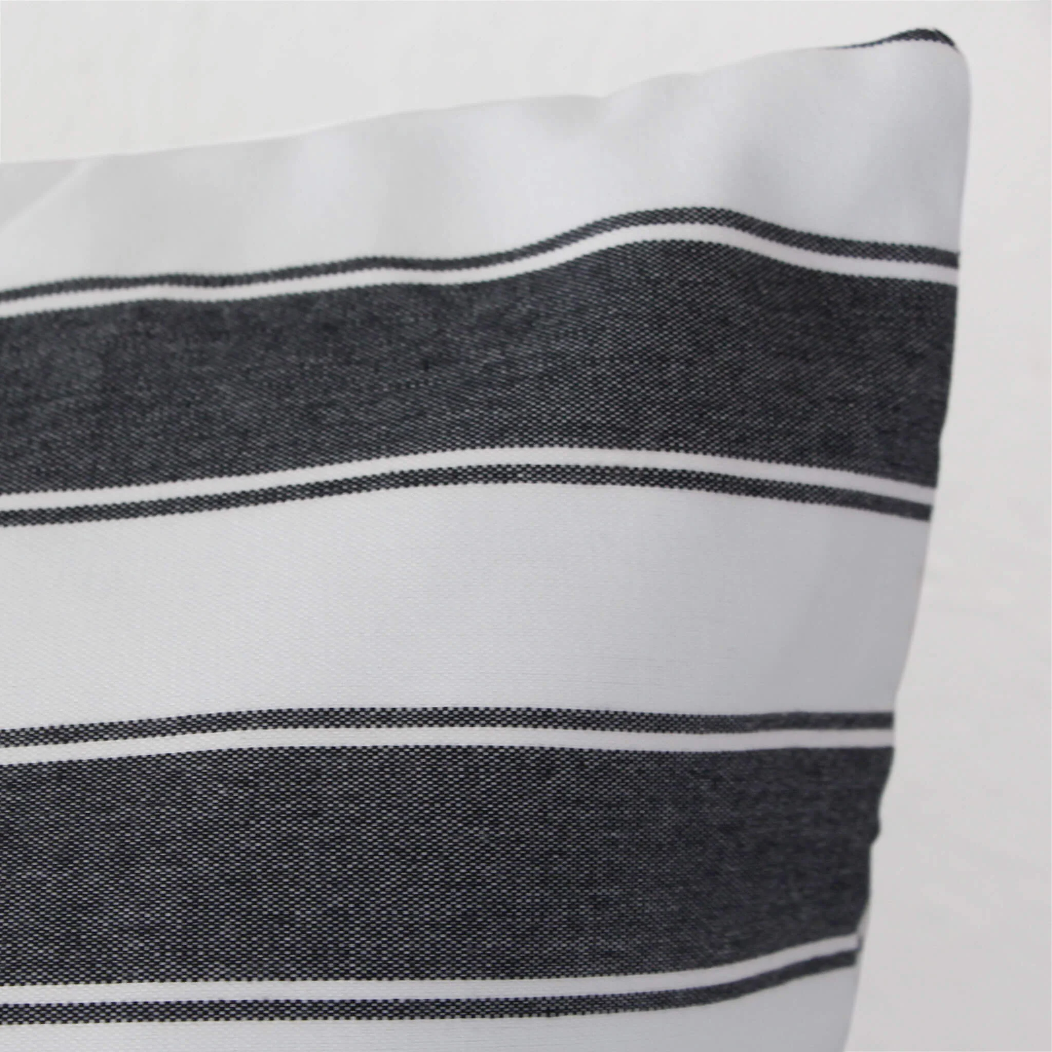 JOHAN REGENCY STRIPE CUSHION BUNDLE X2 | 40 x 60 | BLACK - Image 2