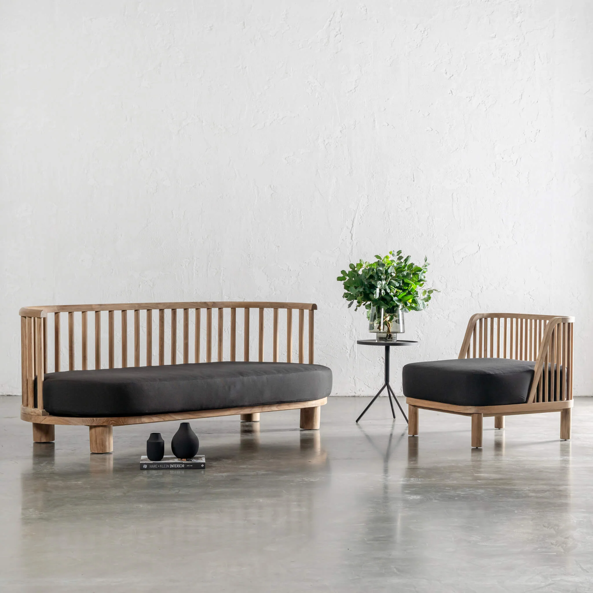 JASPER JORI SPINDLE TIMBER OUTDOOR SOFA  |  BLACK - Image 8