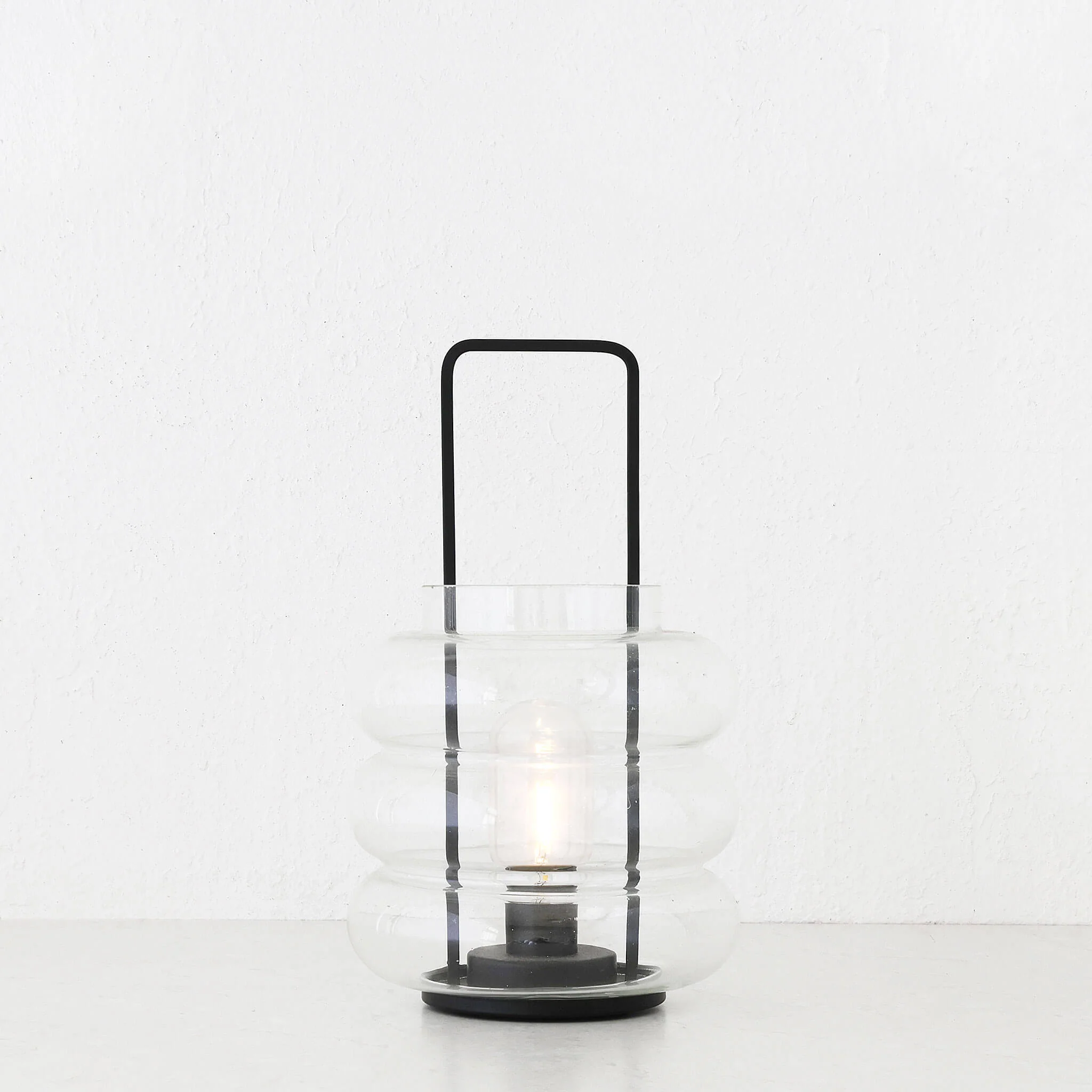 LAGUARDIA GLASS LED LANTERN BUNDLE X2 | MATTE BLACK - Image 7