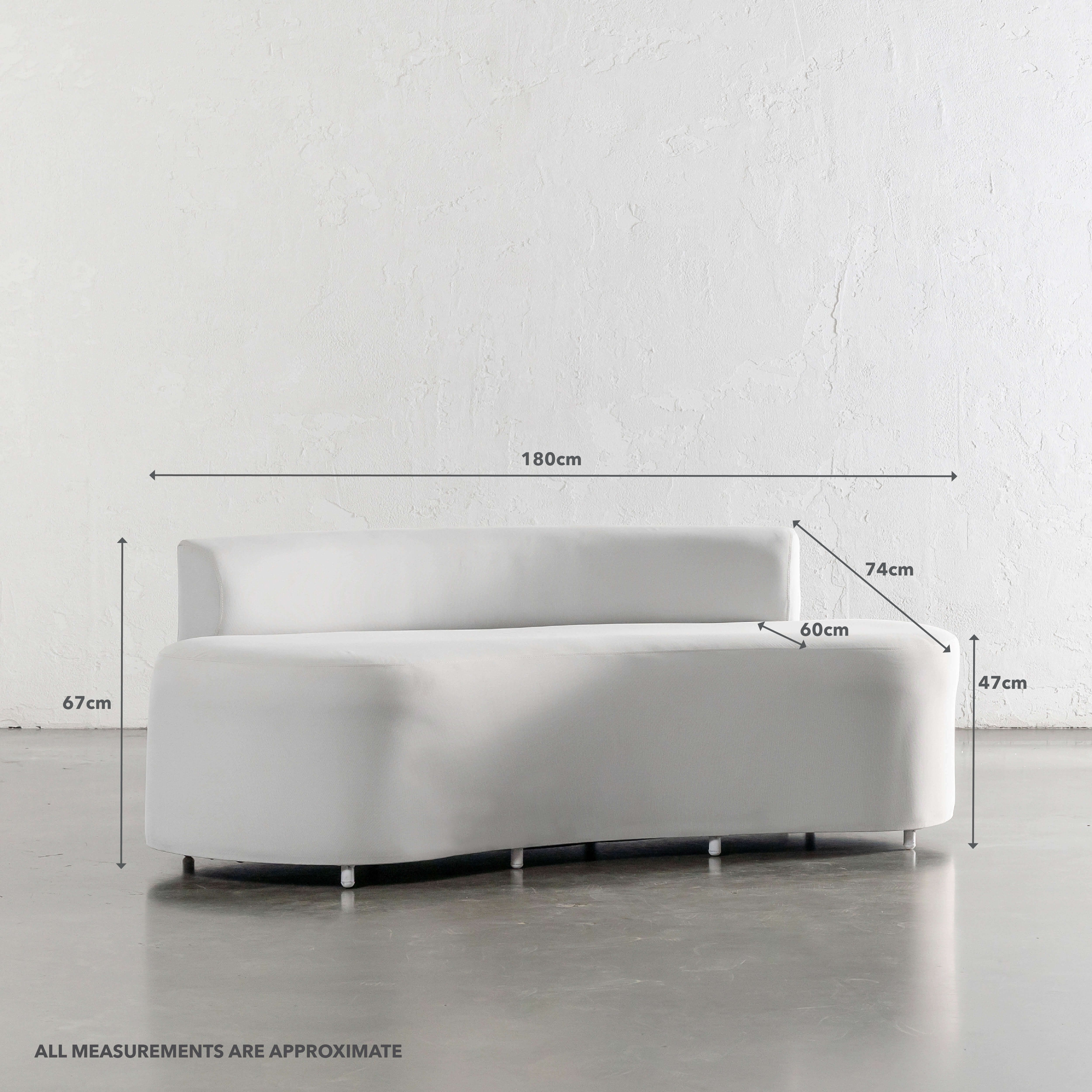 LAS COSTES OUTDOOR 3 PIECE MODULAR LOUNGE BUNDLE  |  LIMED GAUZE - Image 21