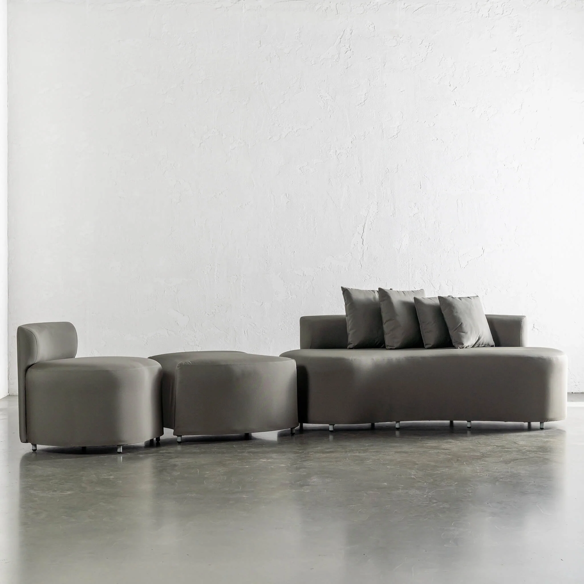 LAS COSTES OUTDOOR 3 PIECE MODULAR LOUNGE BUNDLE  |  PORTLAND STONE - Image 10