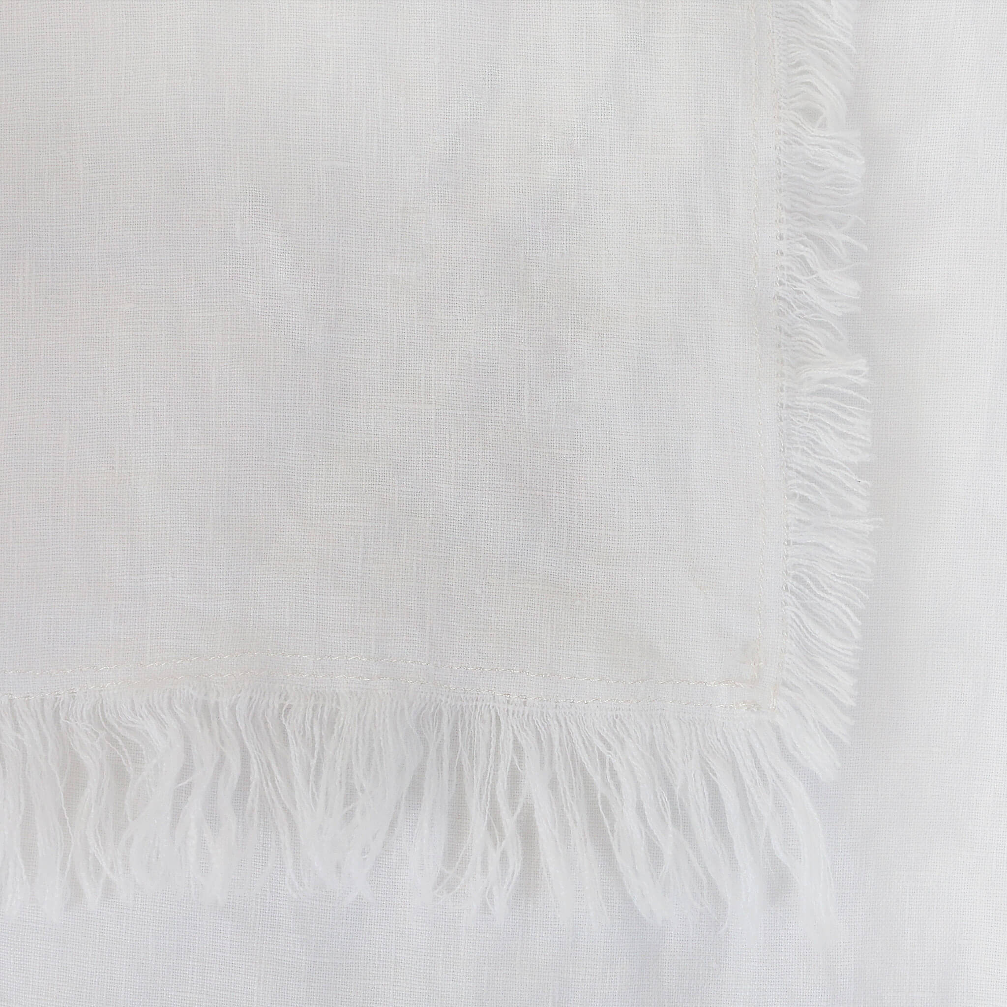 LBD EXCLUSIVE | FRENCH LINEN THROW | 180X140CM | CASPER WHITE - Image 3