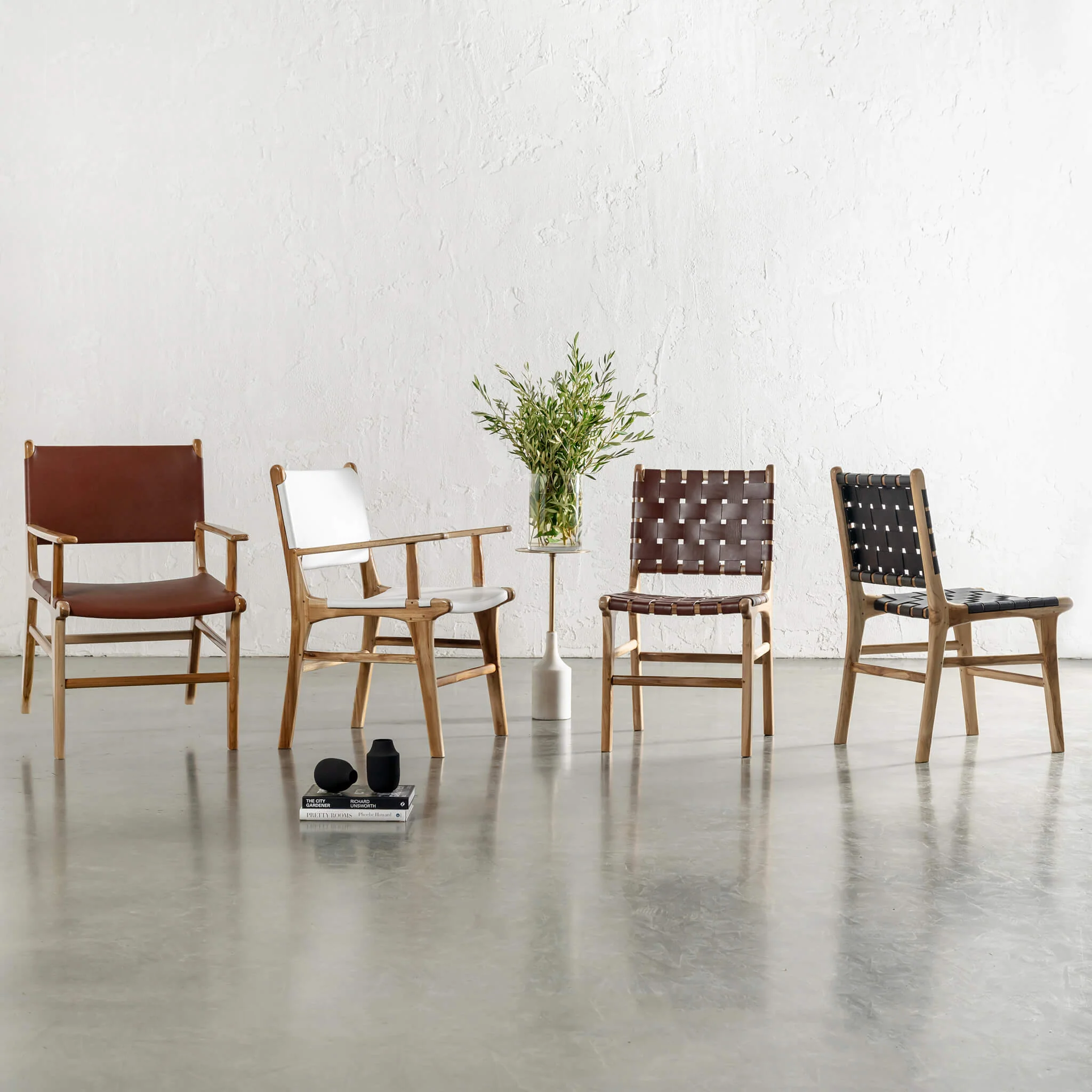 MALAND LEATHER HIDE CARVER CHAIR  |  TAN LEATHER HIDE - Image 4