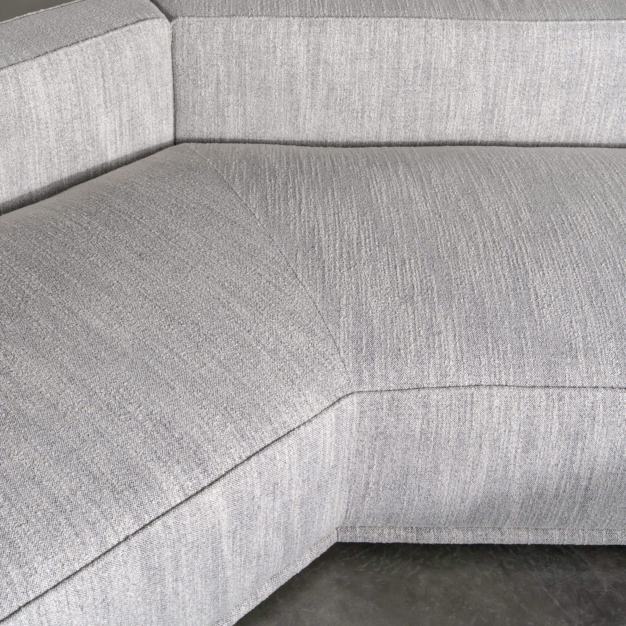 MALONNO MODULAR CHAISE LOUNGE SOFA | ANISEED ASH GREY - Image 6