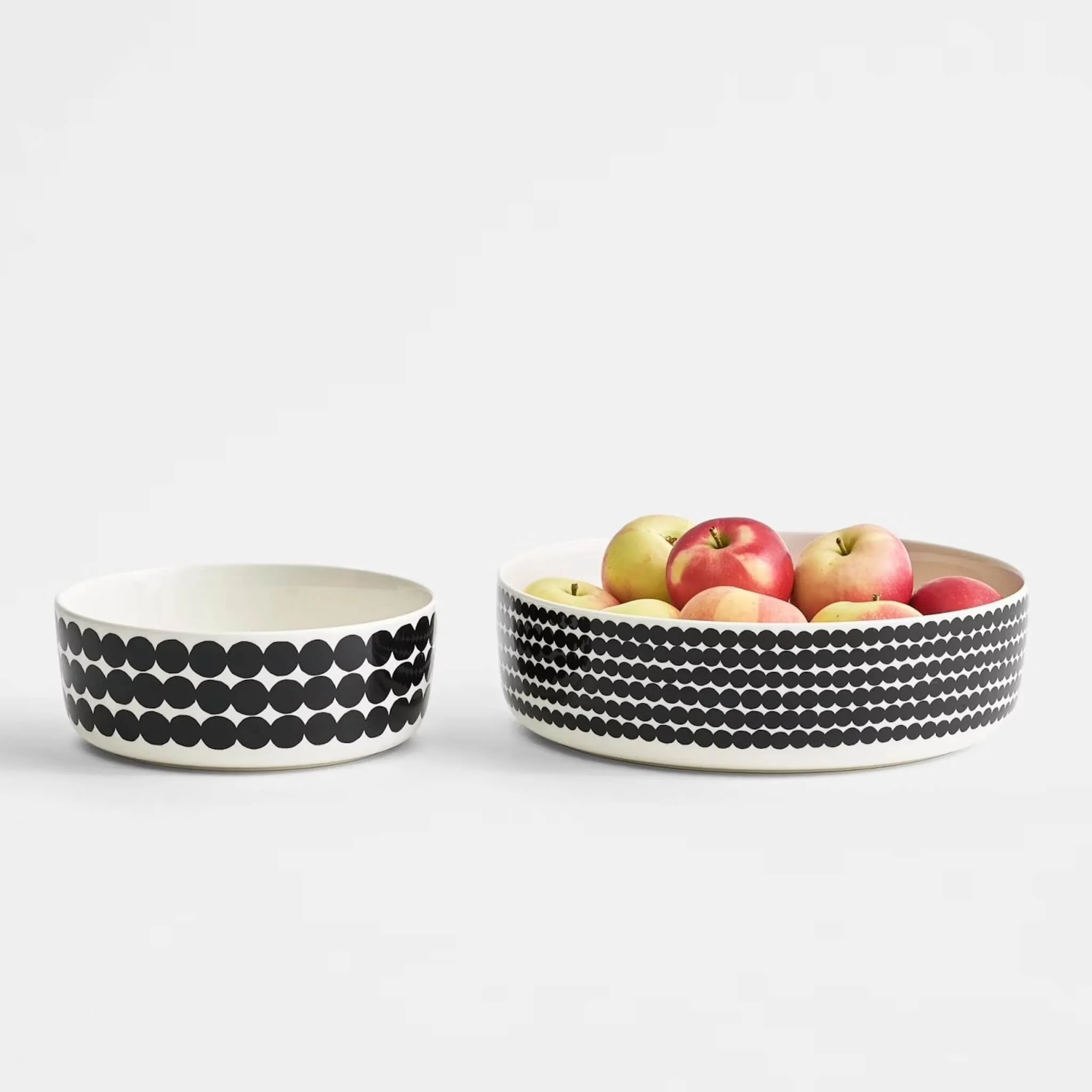 MARIMEKKO  |  OIVA RASYMATTO  SERVING DISH 3L  |  BLACK WHITE - Image 3