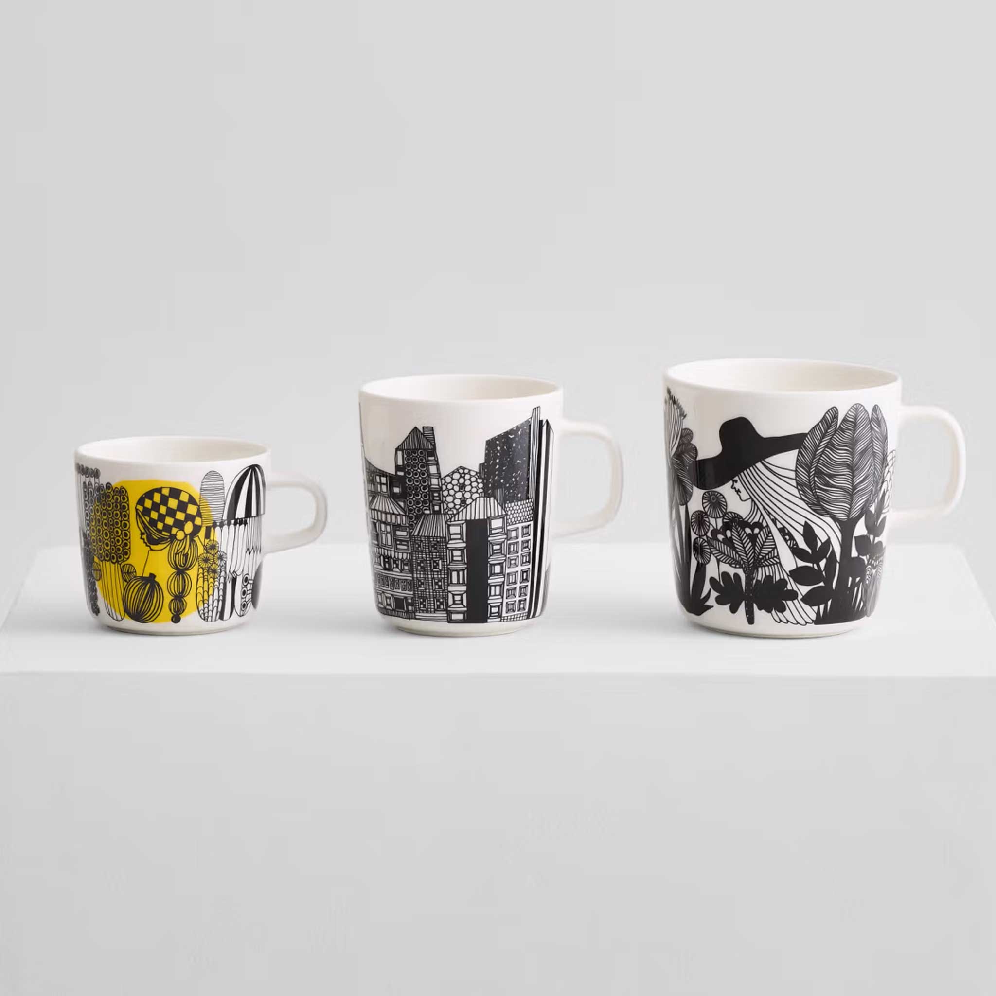 MARIMEKKO | SIIRTOLAP COFFEE MUG 2DL | YELLOW | BUNDLE X2 - Image 2