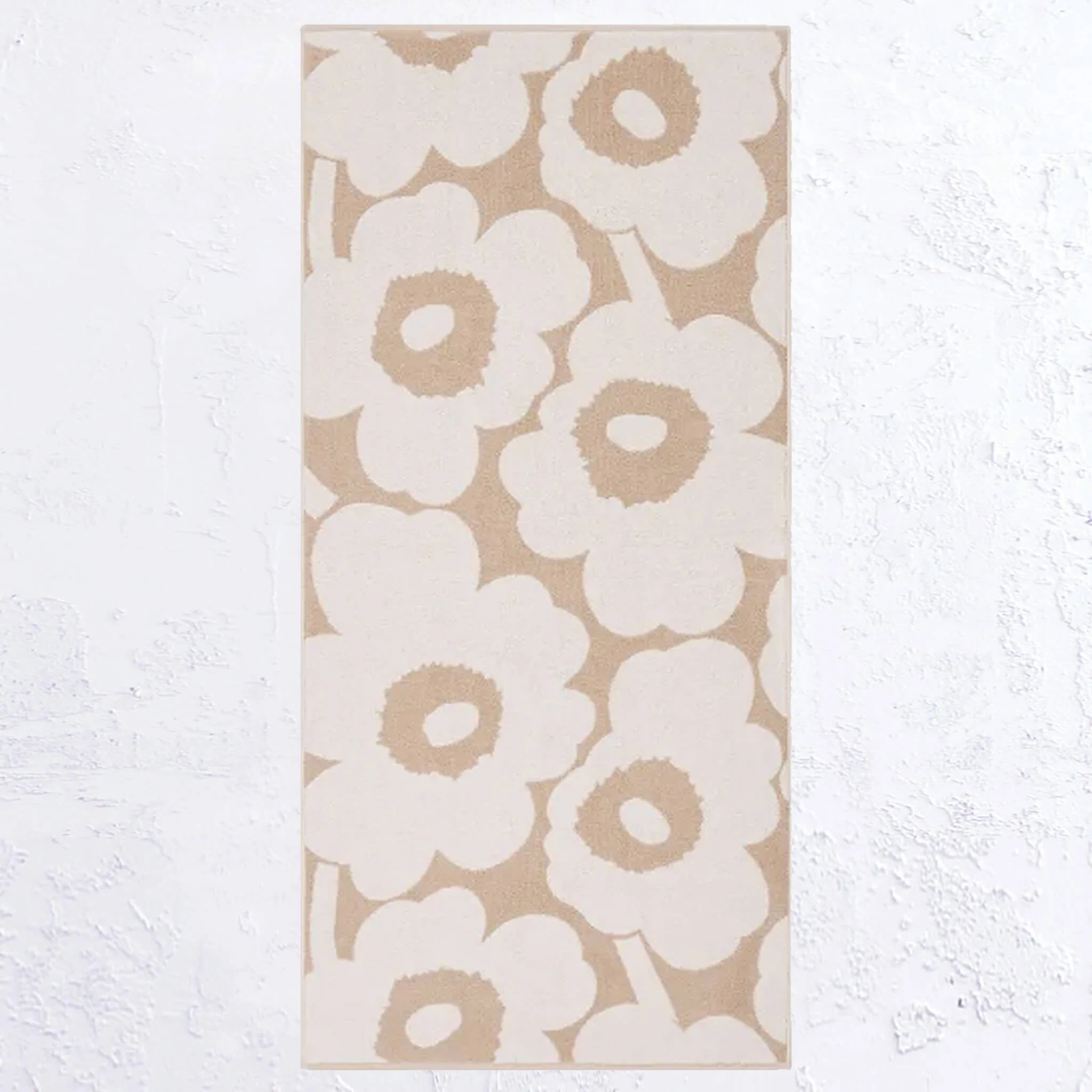 MARIMEKKO  |  UNIKKO BATH BUNDLE DOUBLE  |  BEIGE + WHITE - Image 2