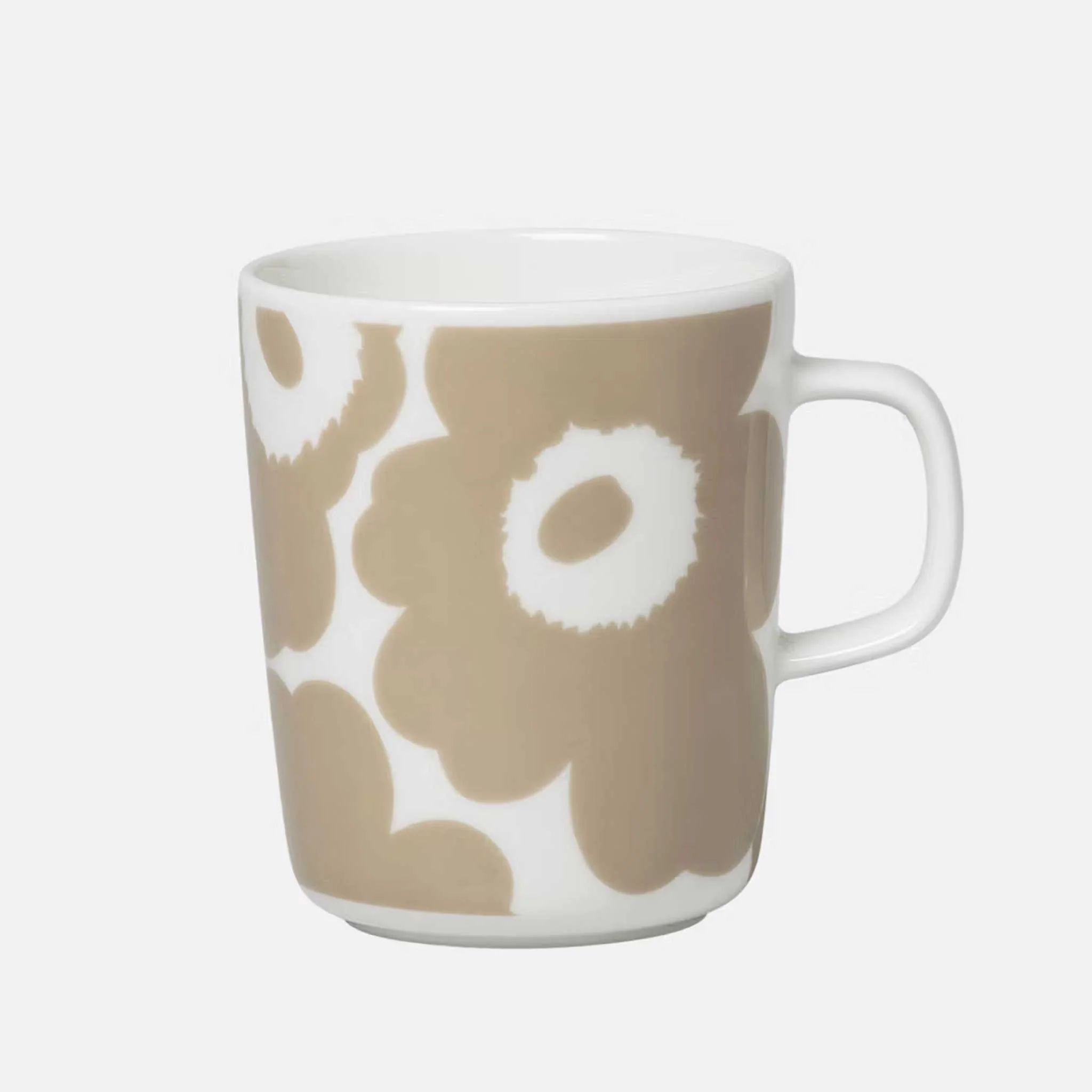 MARIMEKKO | UNIKKO COFFEE MUG 2.5DL | BEIGE + WHITE | BUNDLE X2 - Image 3