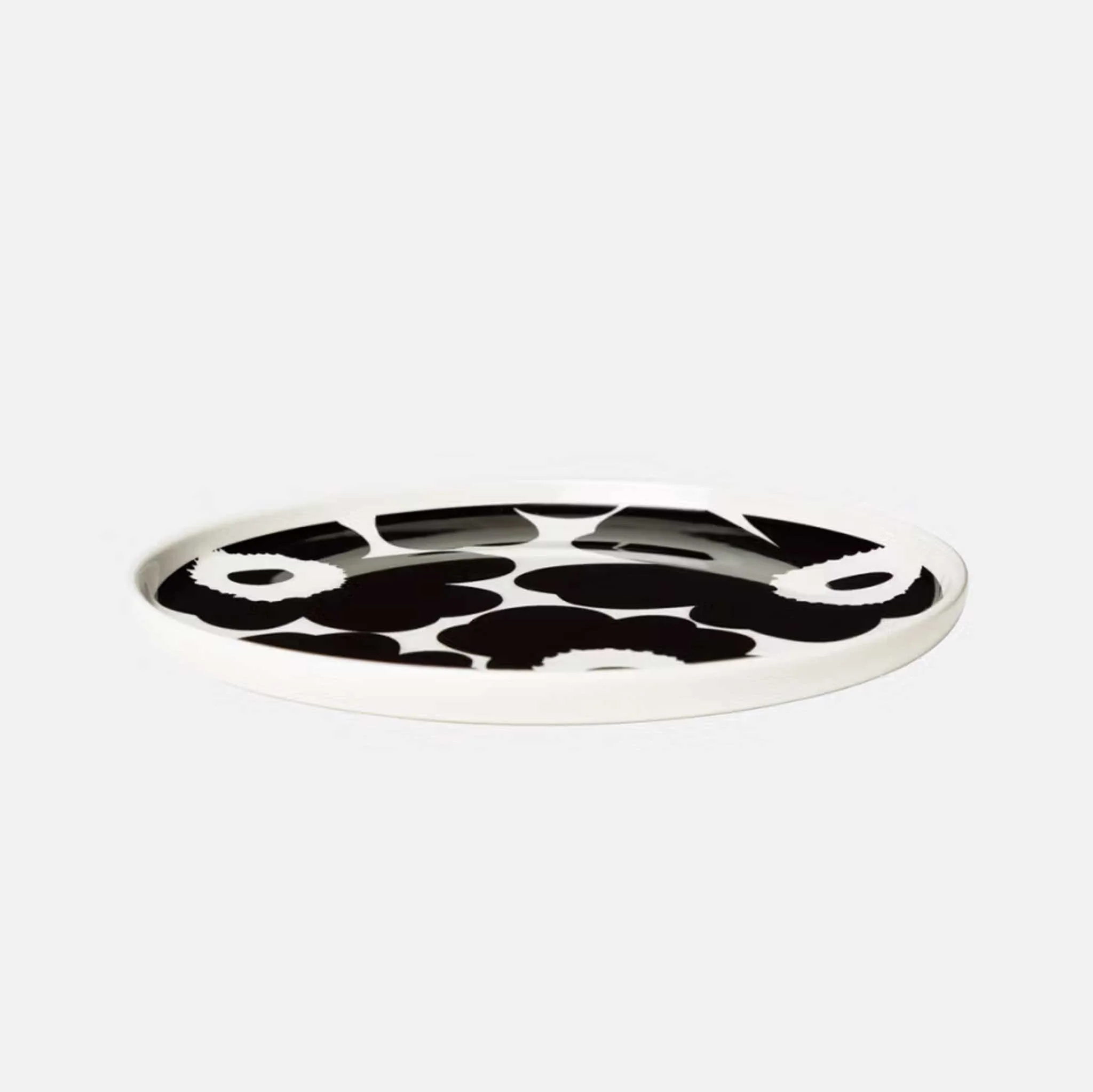 MARIMEKKO | UNIKKO PLATE 20CM BUNDLE | BUNDLE X2 | BLACK + WHITE - Image 3