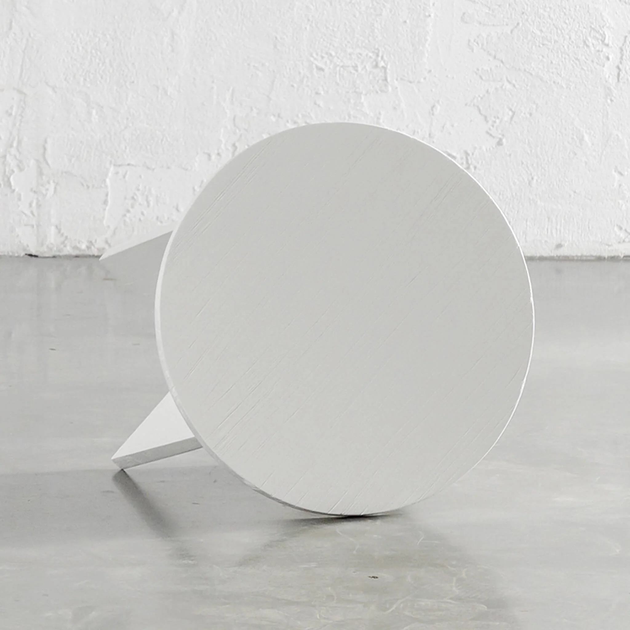 AMARA CROSS BASE SIDE TABLE | 45CM | WHITE - Image 2