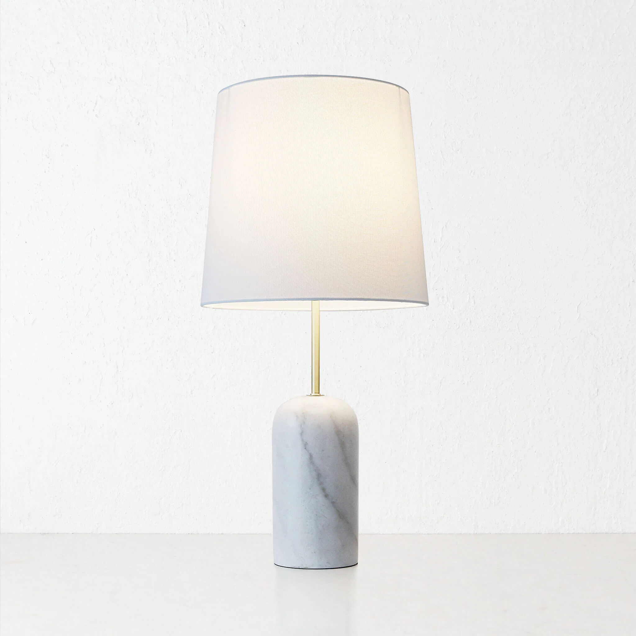 MISSOURI MARBLE TABLE LAMP BUNDLE X2  |  WHITE MARBLE - Image 6
