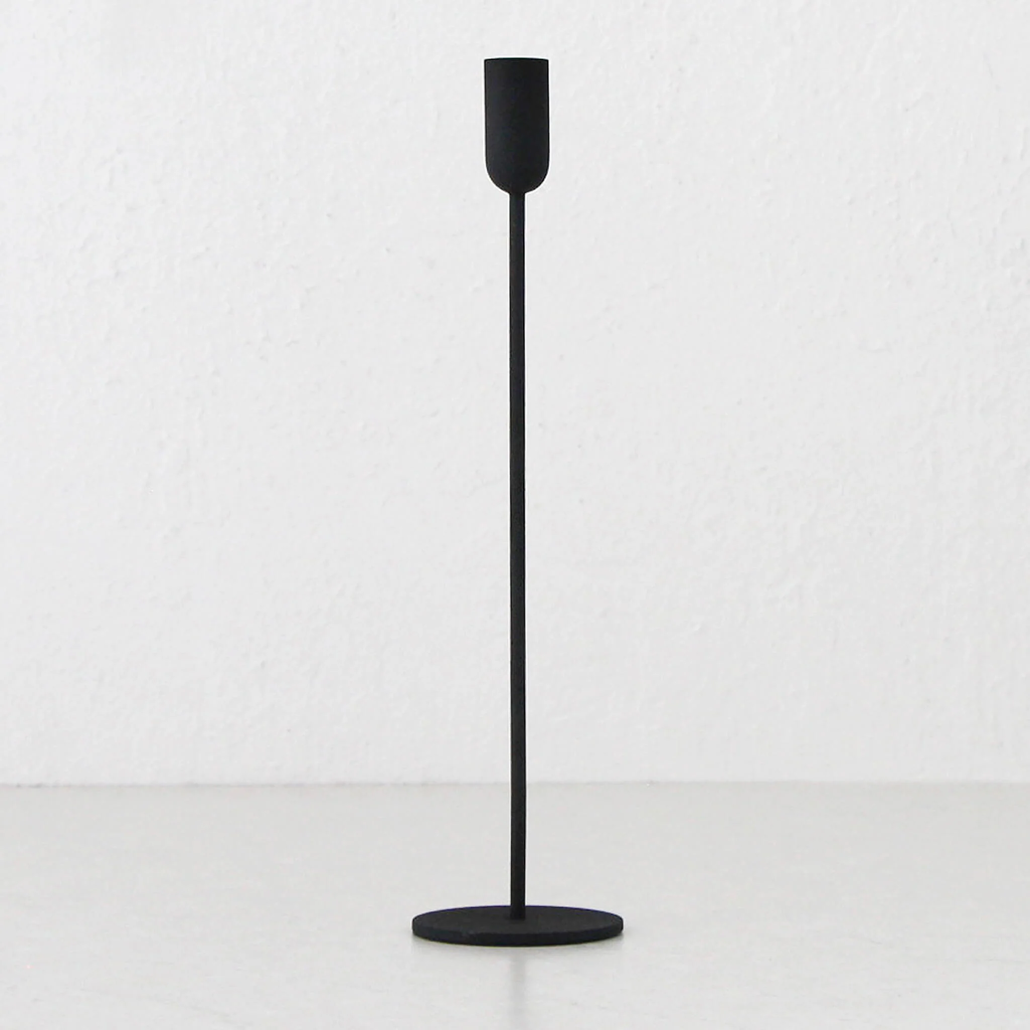 MONA CANDLE HOLDER LARGE | BLACK