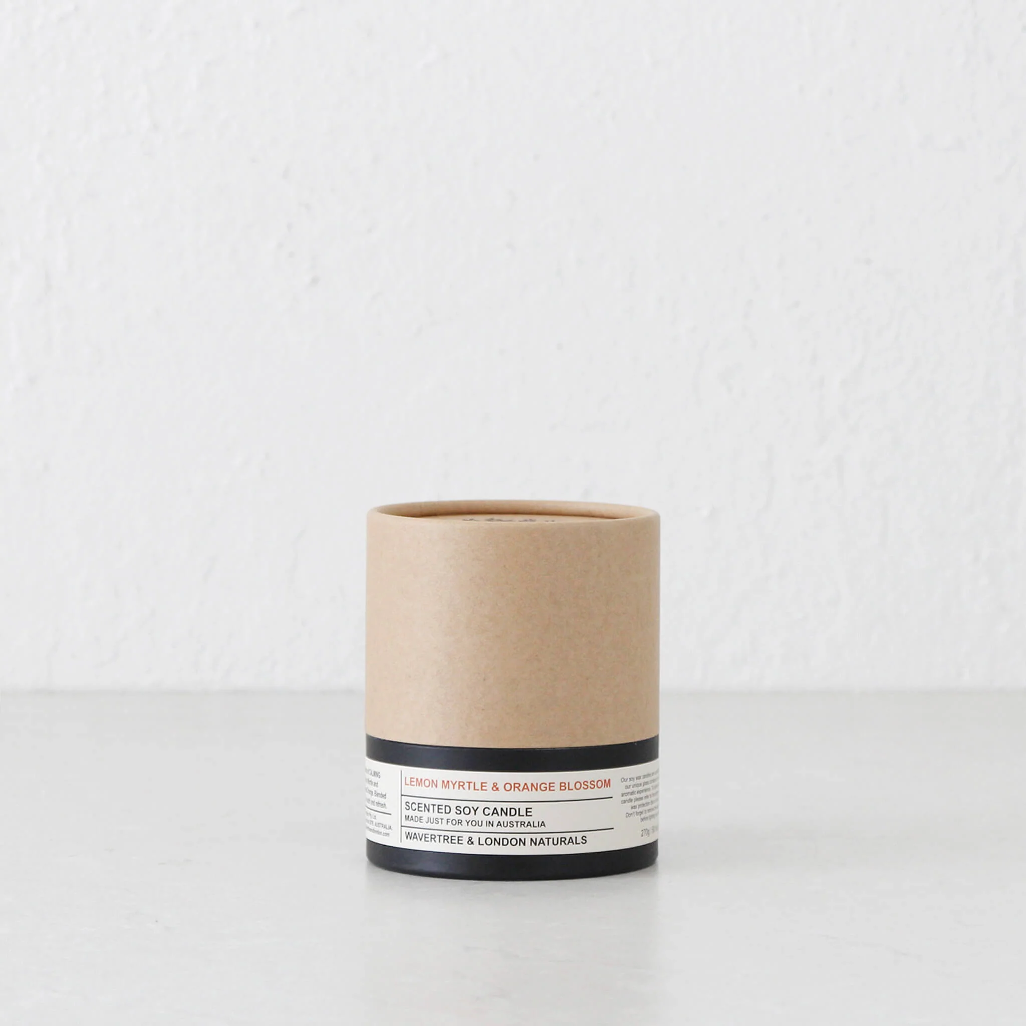 WAVERTREE + LONDON NATURALS  |  SCENTED CANDLE  |  LEMON MYRTLE + ORANGE BLOSSOM - Image 4