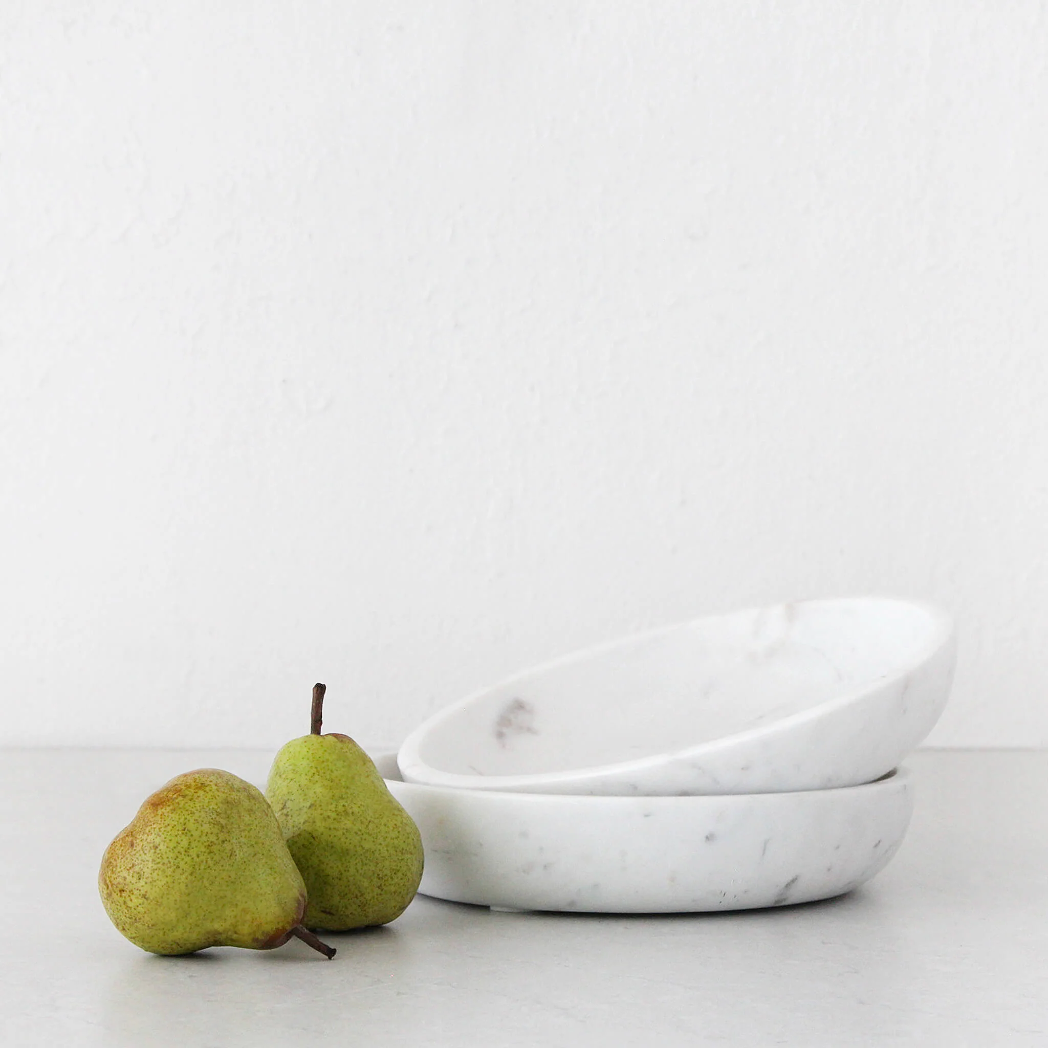 OTIS MARBLE SERVING BOWL | WHITE MARBLE - Image 4