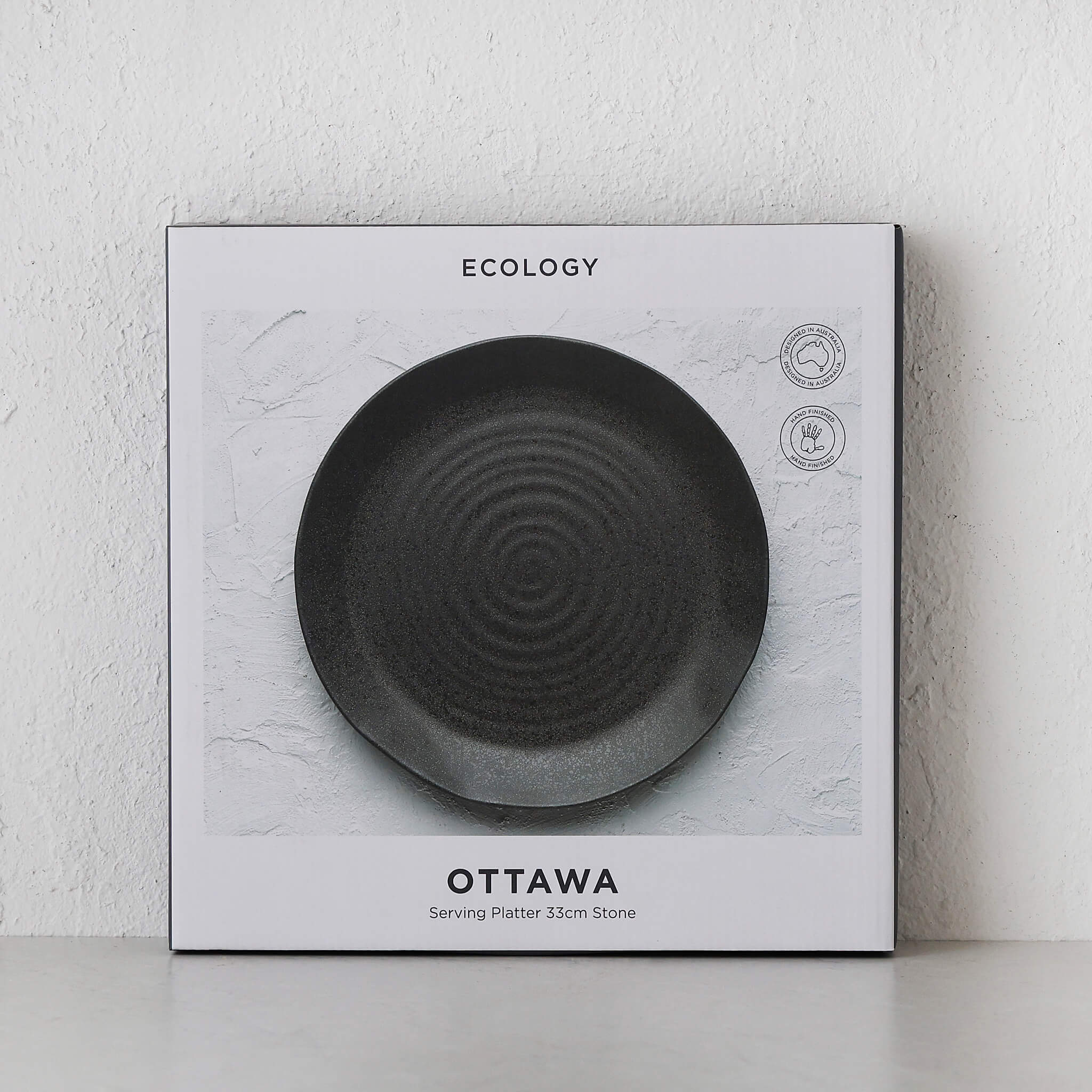 OTTAWA STONEWARE 33CM SERVING PLATTER BUNDLE X2  |  STONE - Image 4