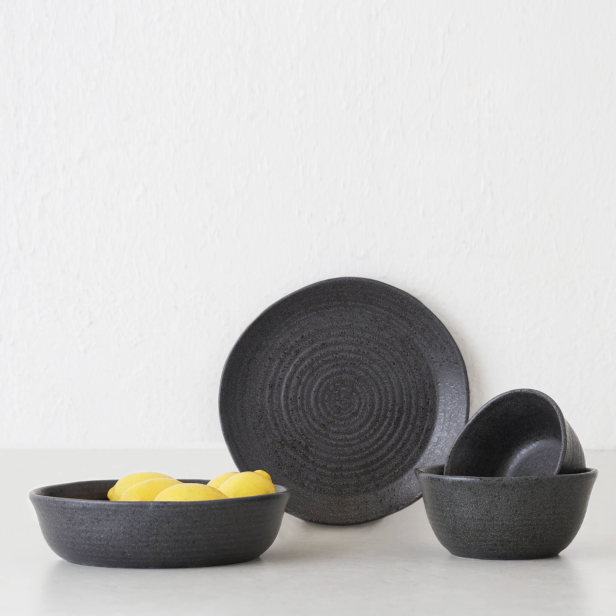 OTTAWA STONEWARE 4 PIECE DINNER BOX SET | STONE