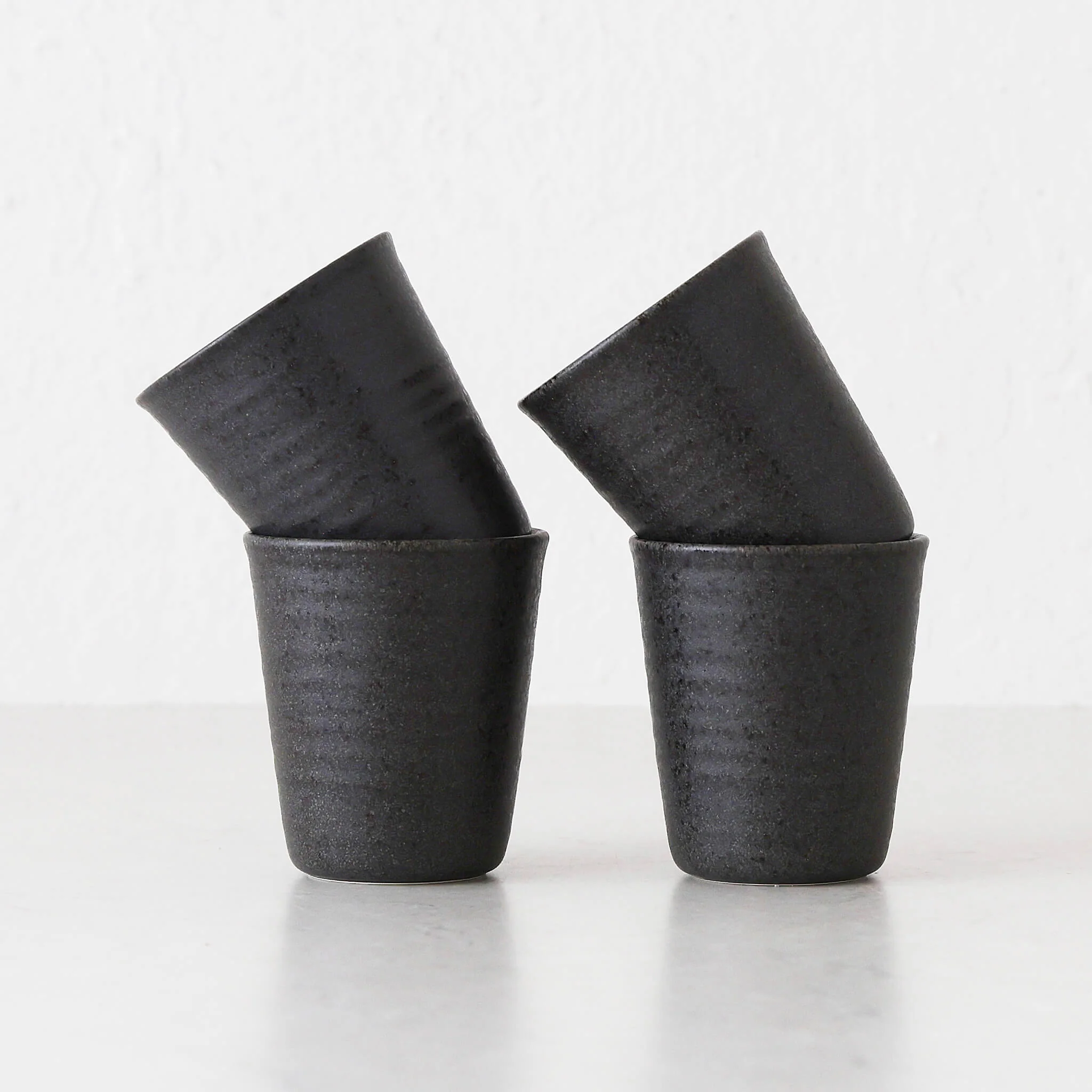 OTTAWA STONEWARE LATTE CUPS | BUNDLE X4 | STONE
