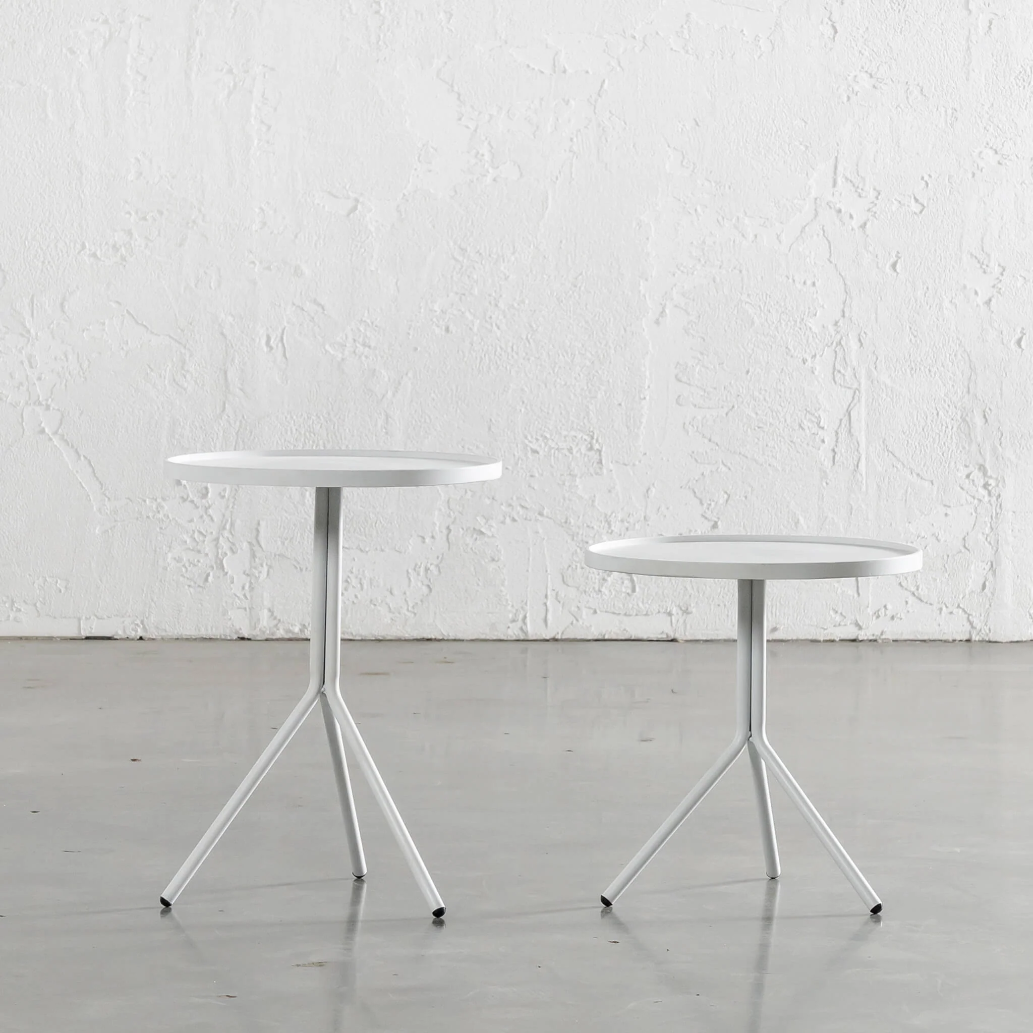 PALOMA OTKA ROUND SIDE TABLE | WHITE | LARGE - Image 3