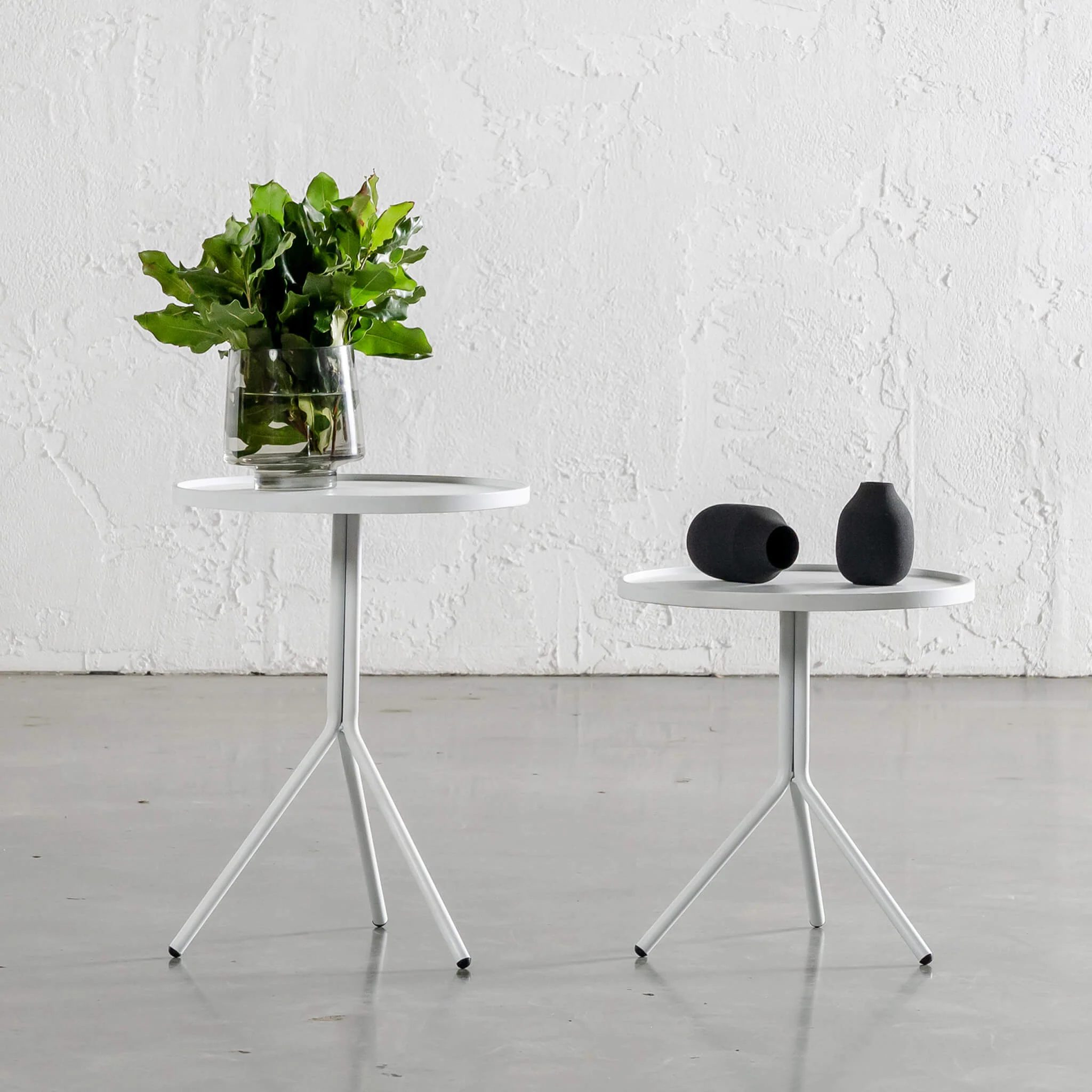 PALOMA OTKA ROUND SIDE TABLE | WHITE | LARGE - Image 4