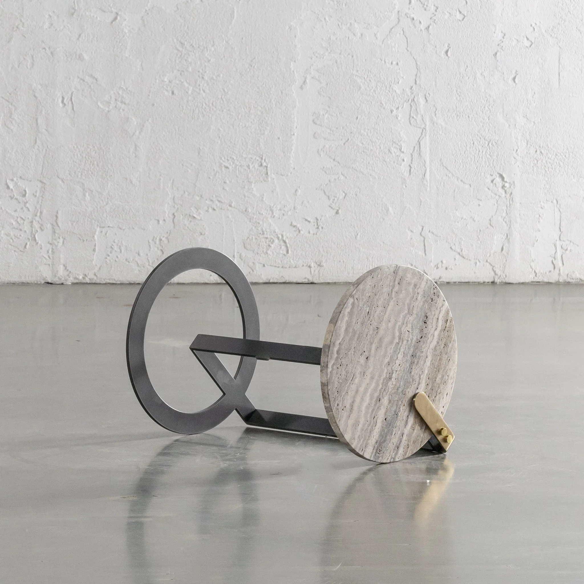 PANZANO ROUND SIDE TABLE  |  NATURAL MARBLE - Image 3