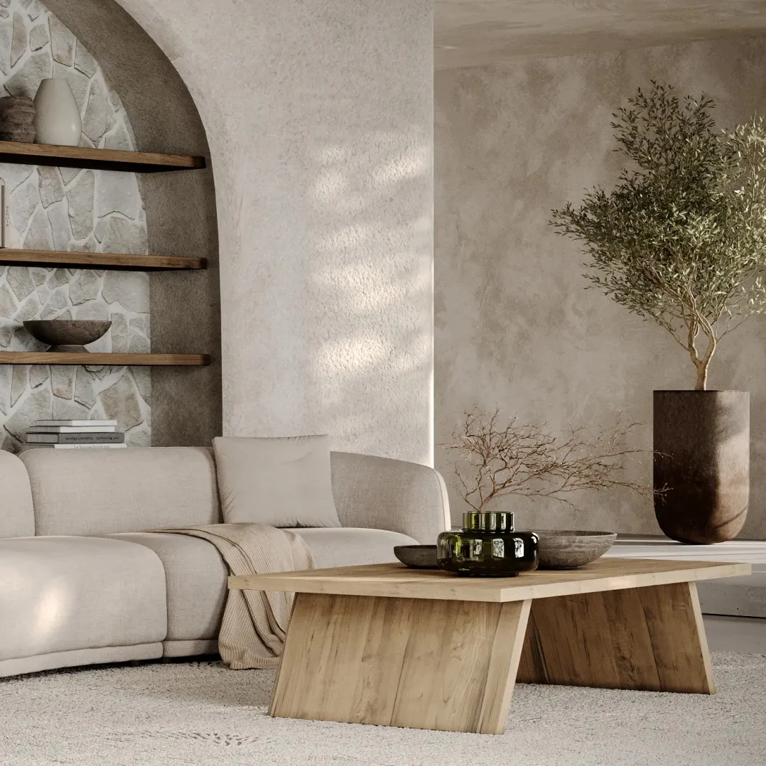 CAPRETTA ELM COFFEE TABLE  |  150CM  |  BLEACHED BRISTLE - Image 8